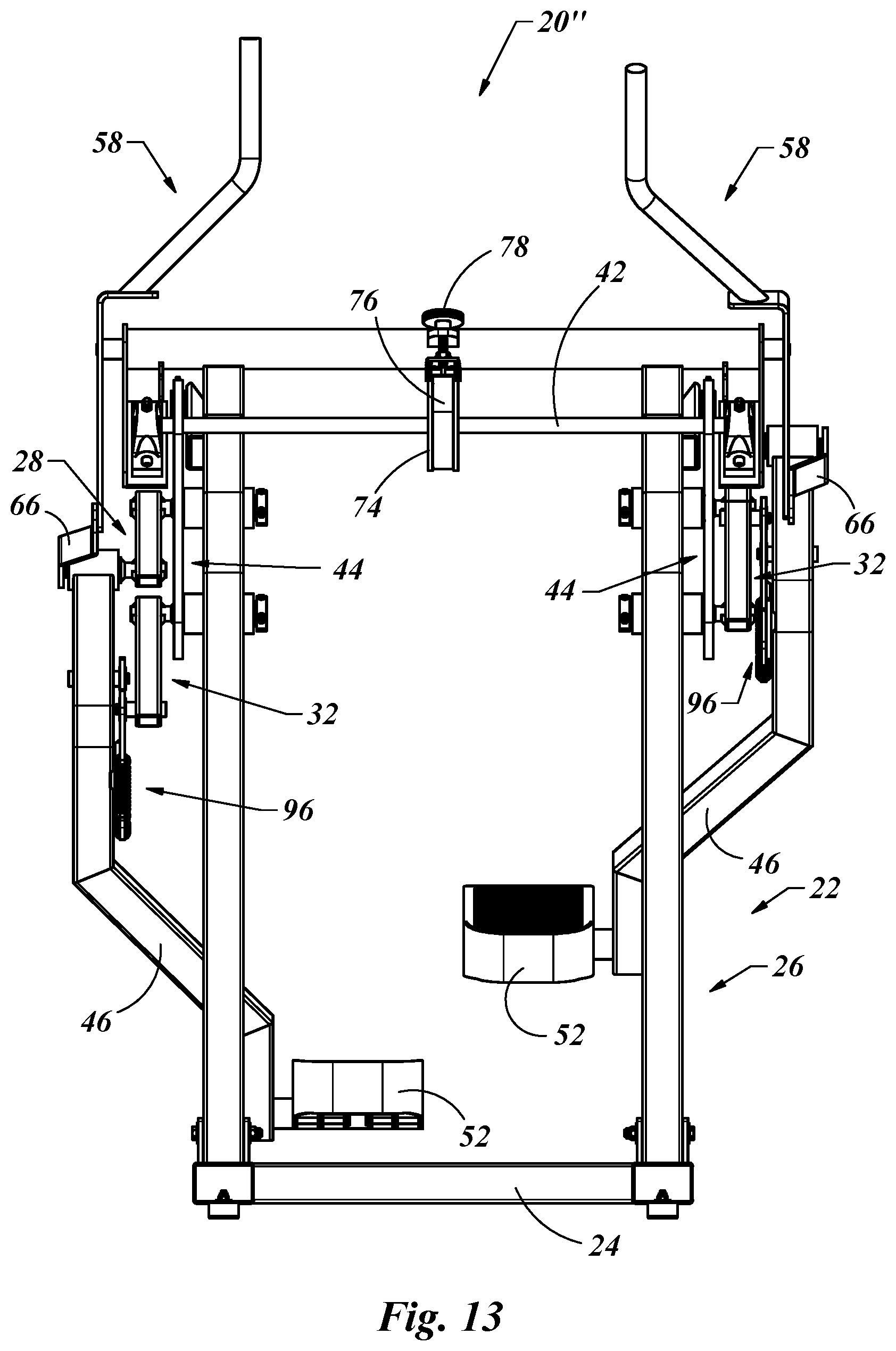 Patent US12324948 Figure 13 – Exercise device