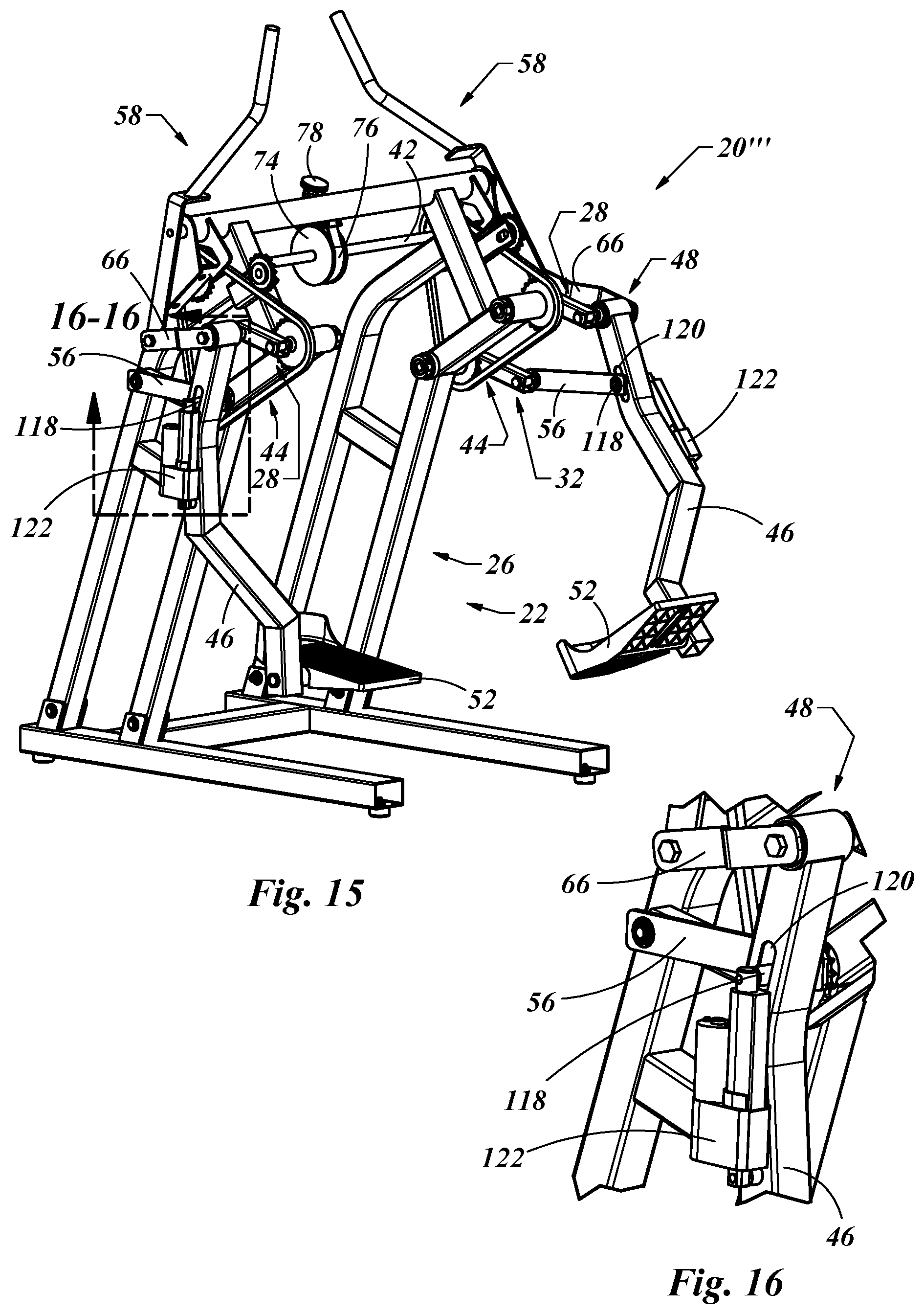 Patent US12324948 Figure 15 – Exercise device