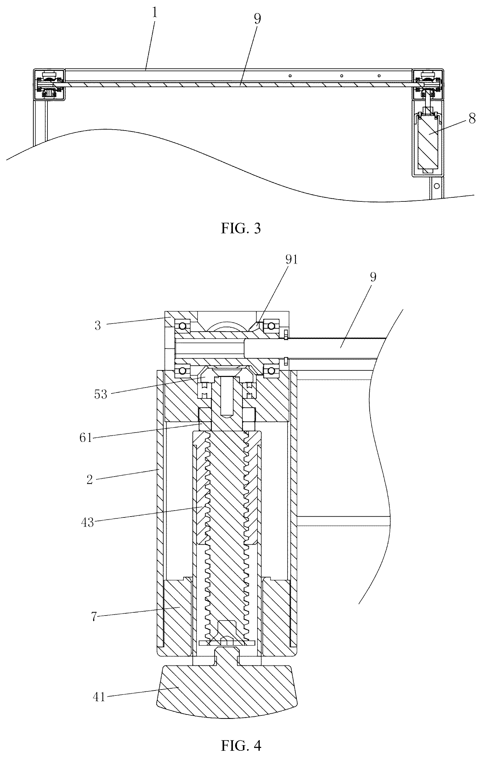 Patent US12324949 Figure 2 – Treadmill lifting base
