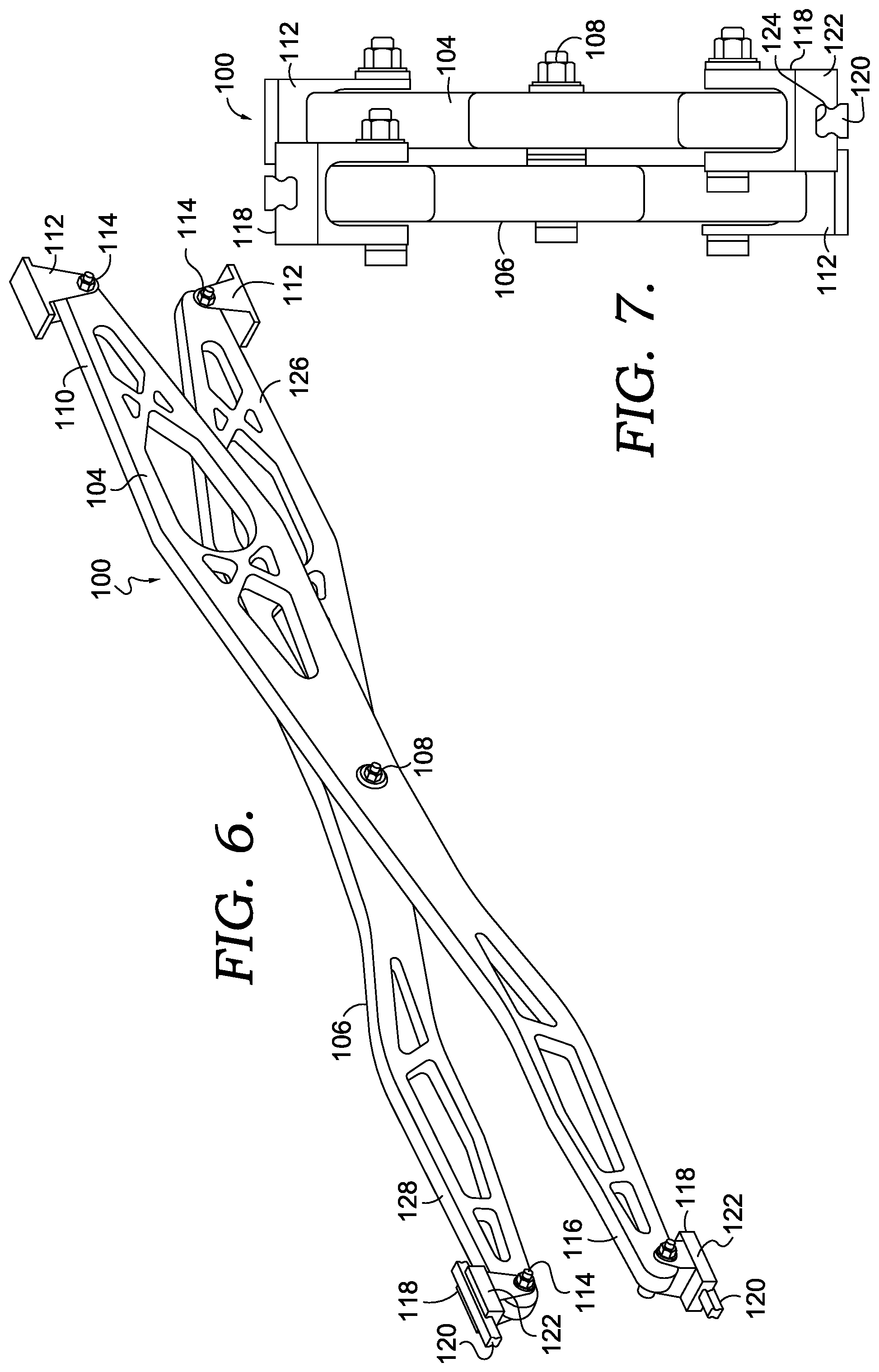 Patent US12324952 Figure 5 – Treadmill with vertically displaceable platform