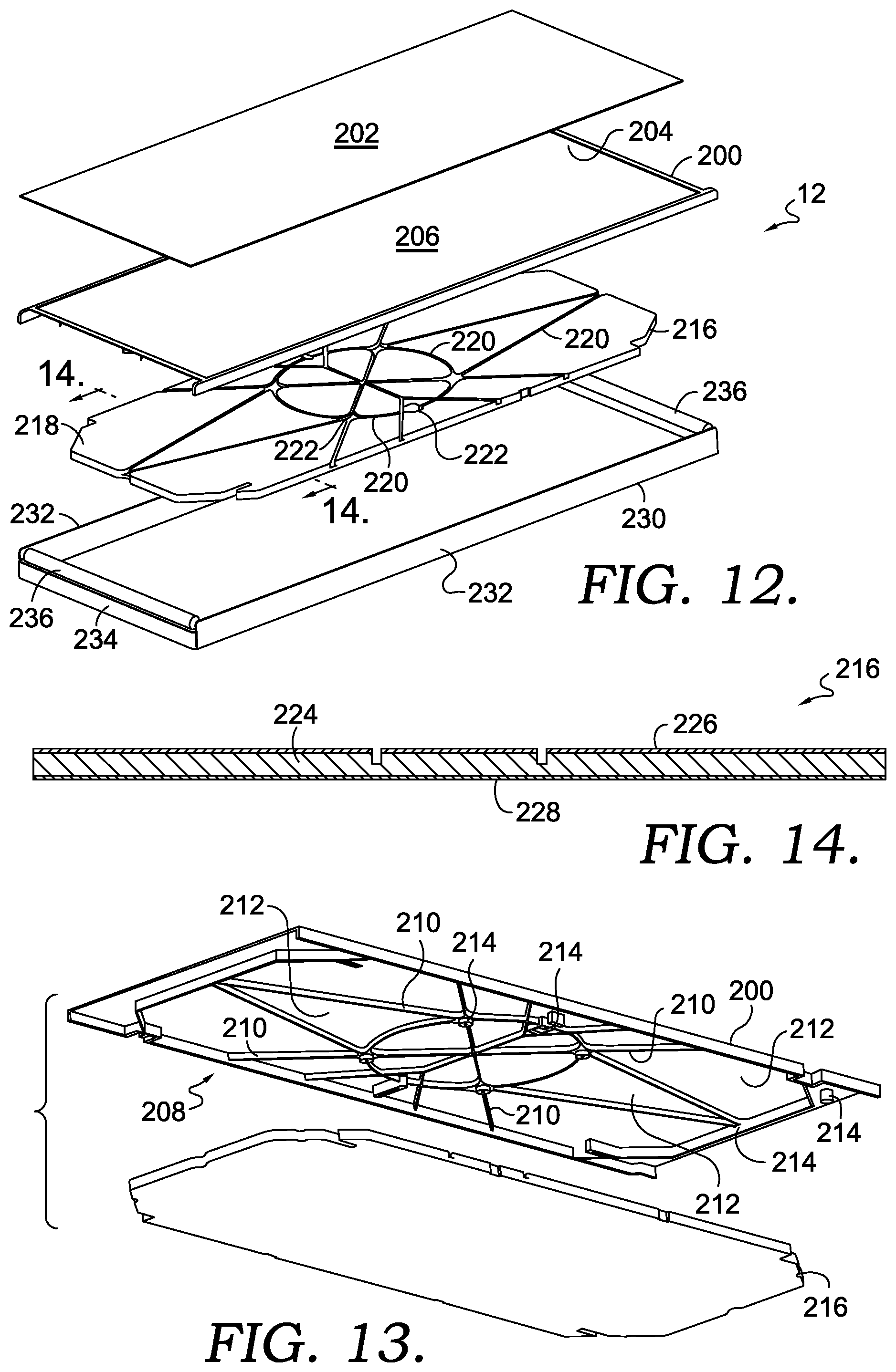 Patent US12324952 Figure 8 – Treadmill with vertically displaceable platform
