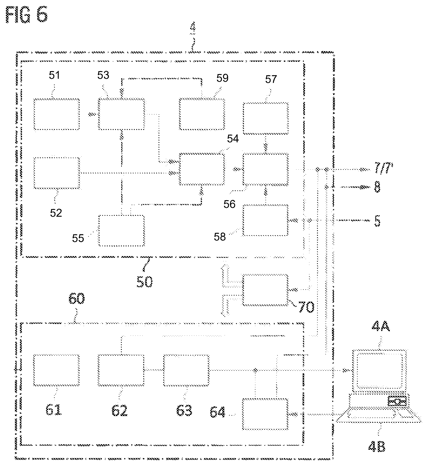 Patent US12324953 Figure 5 – Treadmill arrangement with motion-adaptive virtual running environment
