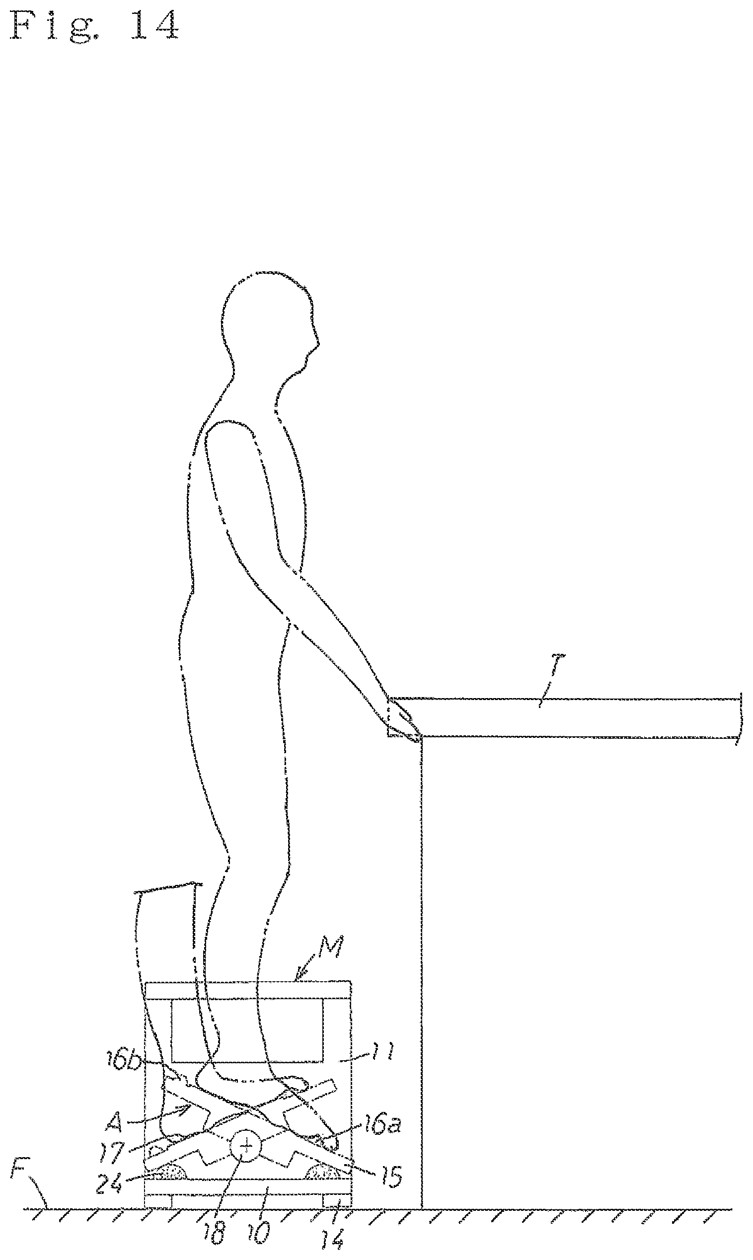 Patent US12324954 Figure 12 – Legless chair type seesaw exercise device