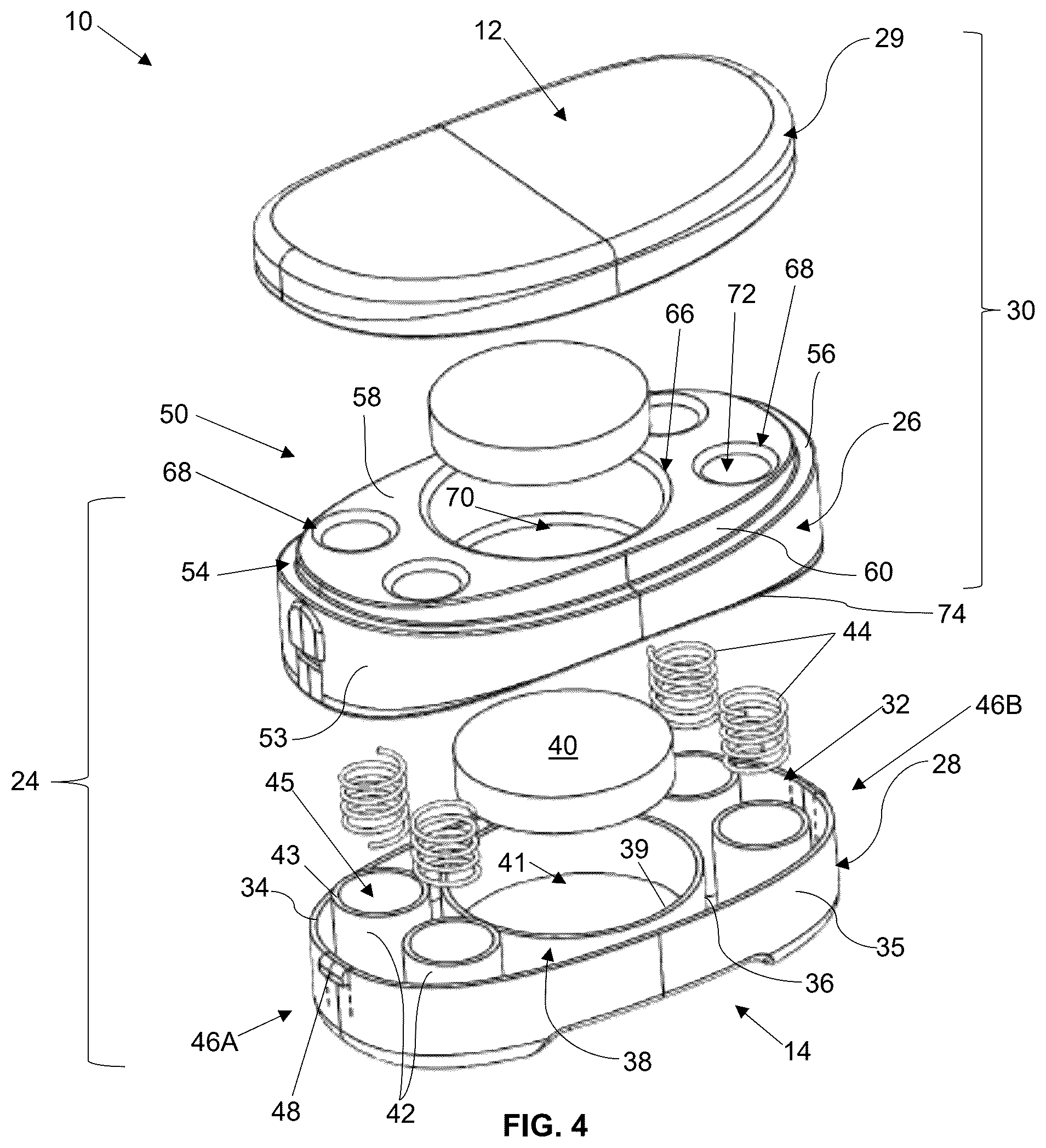 Patent US12324957 Figure 2 – Head pressure-resistant device for neck exercises