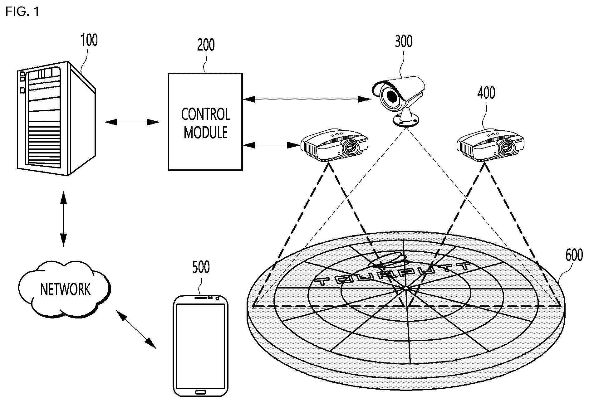 Patent US12324959 Figure 1 – Putting guide system