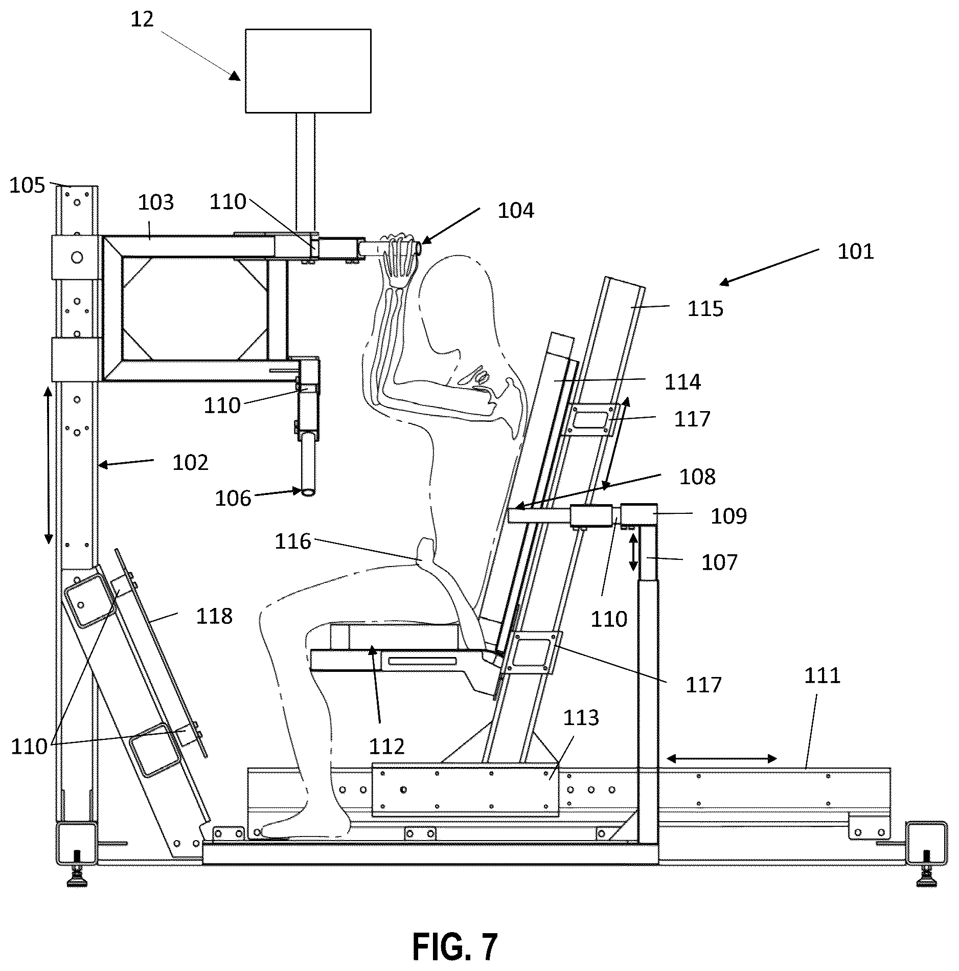 Patent US12324961 Figure 7 – Method and system for using artificial intelligence to present a user interface representing a user's progress in various domains