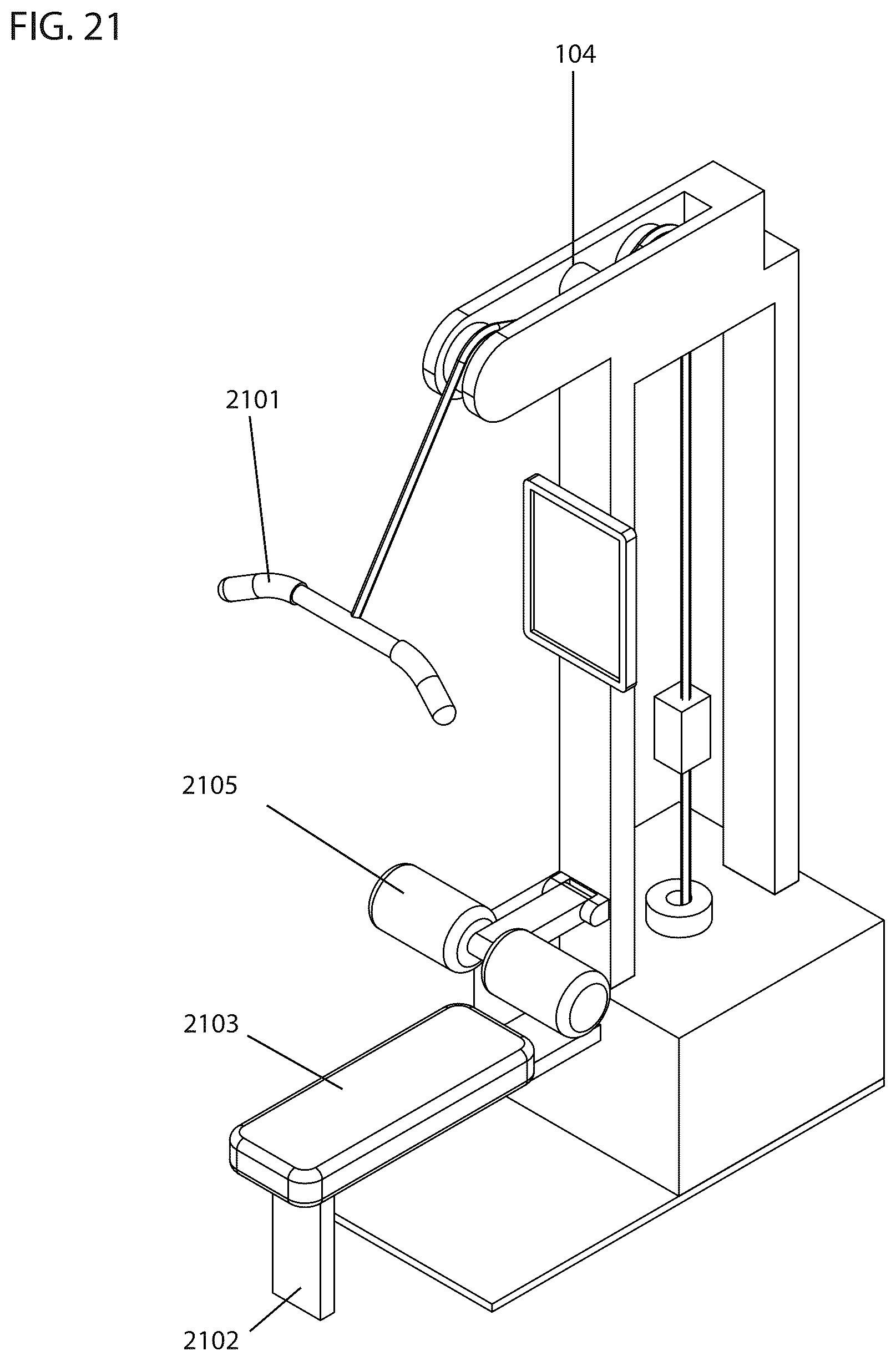 Patent US12324963 Figure 13 – Smart gym equipment