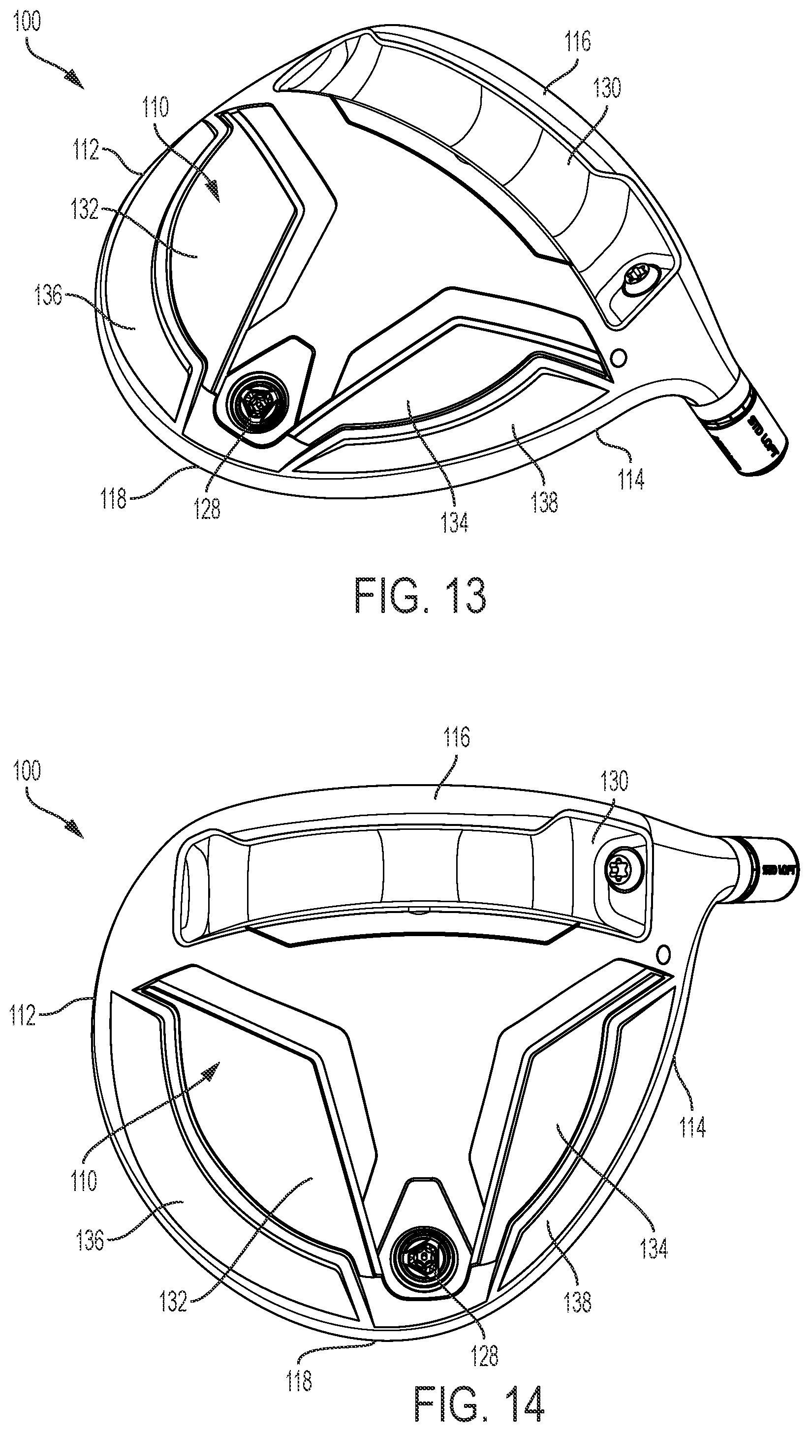 Patent US12324966 Figure 6 – Golf club heads