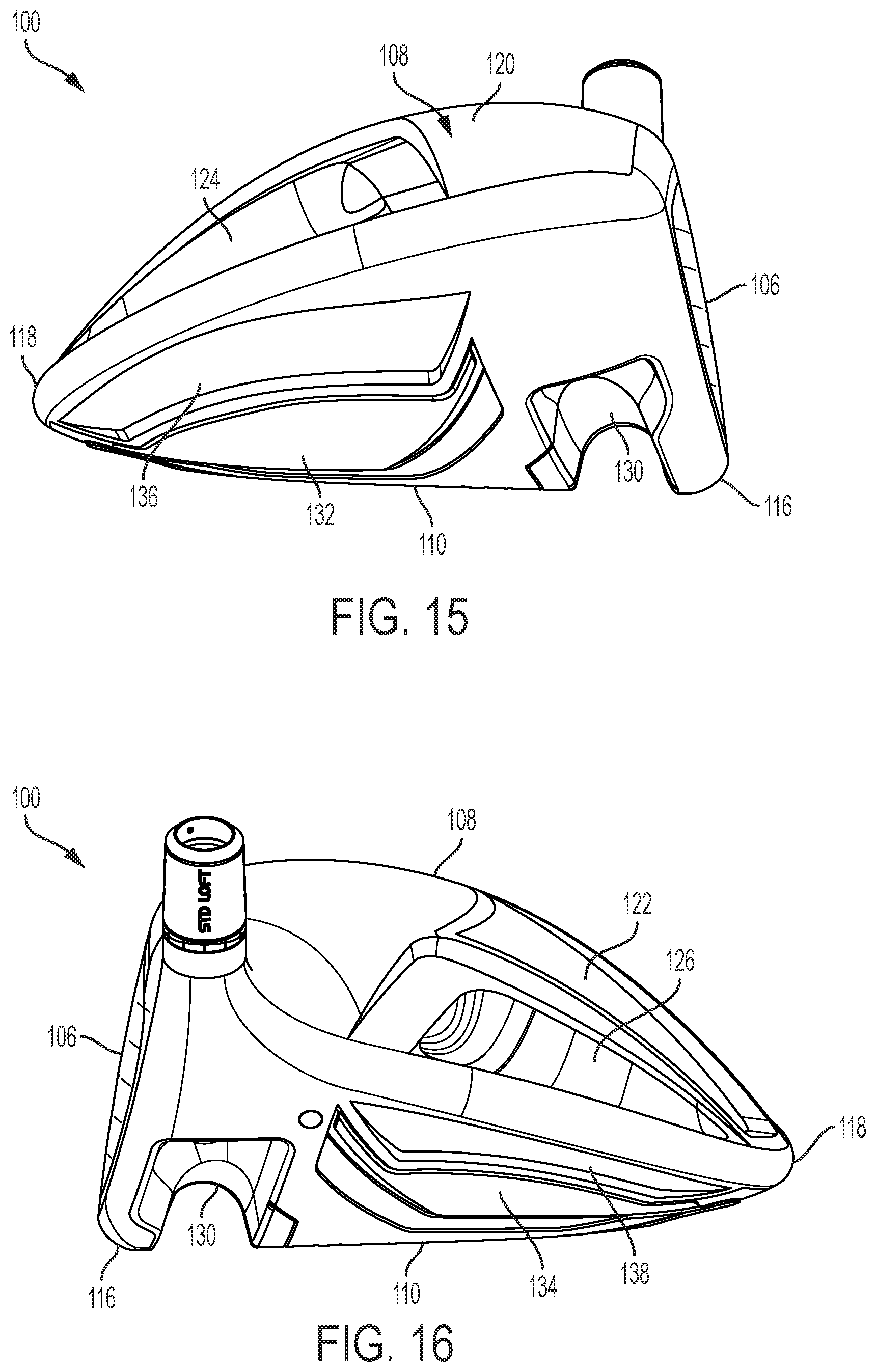 Patent US12324966 Figure 7 – Golf club heads