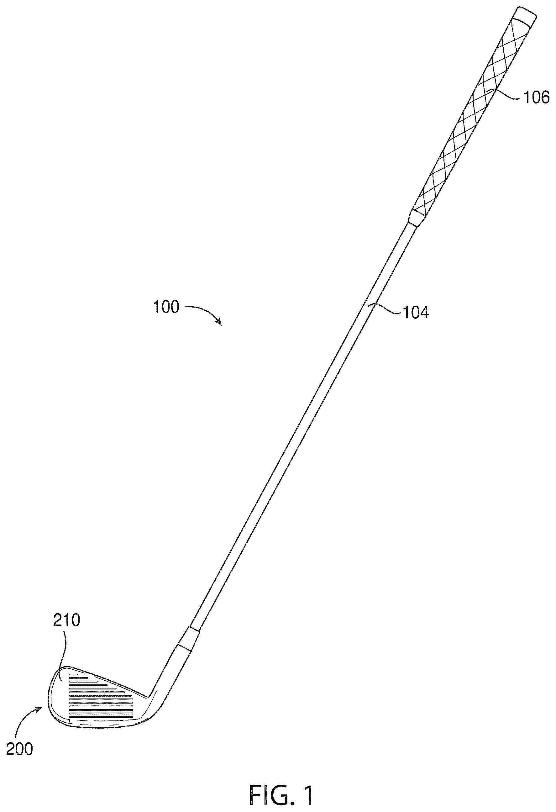 Patent US12324967 Figure 1 – Golf club heads and methods to manufacture golf club heads