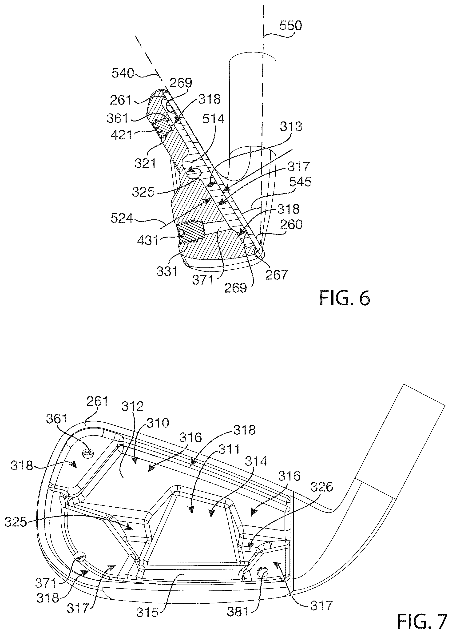 Patent US12324967 Figure 4 – Golf club heads and methods to manufacture golf club heads