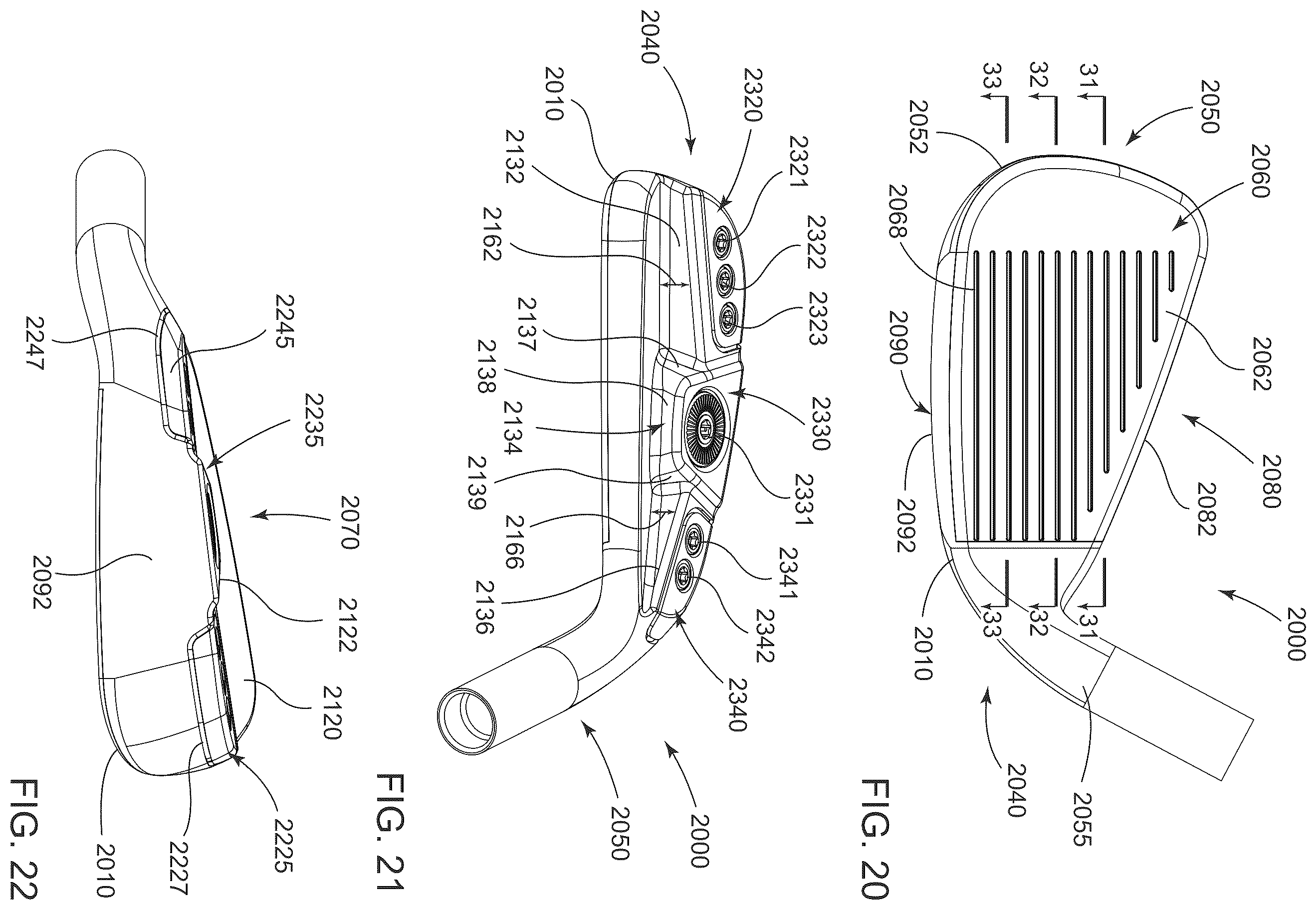 Patent US12324967 Figure 9 – Golf club heads and methods to manufacture golf club heads