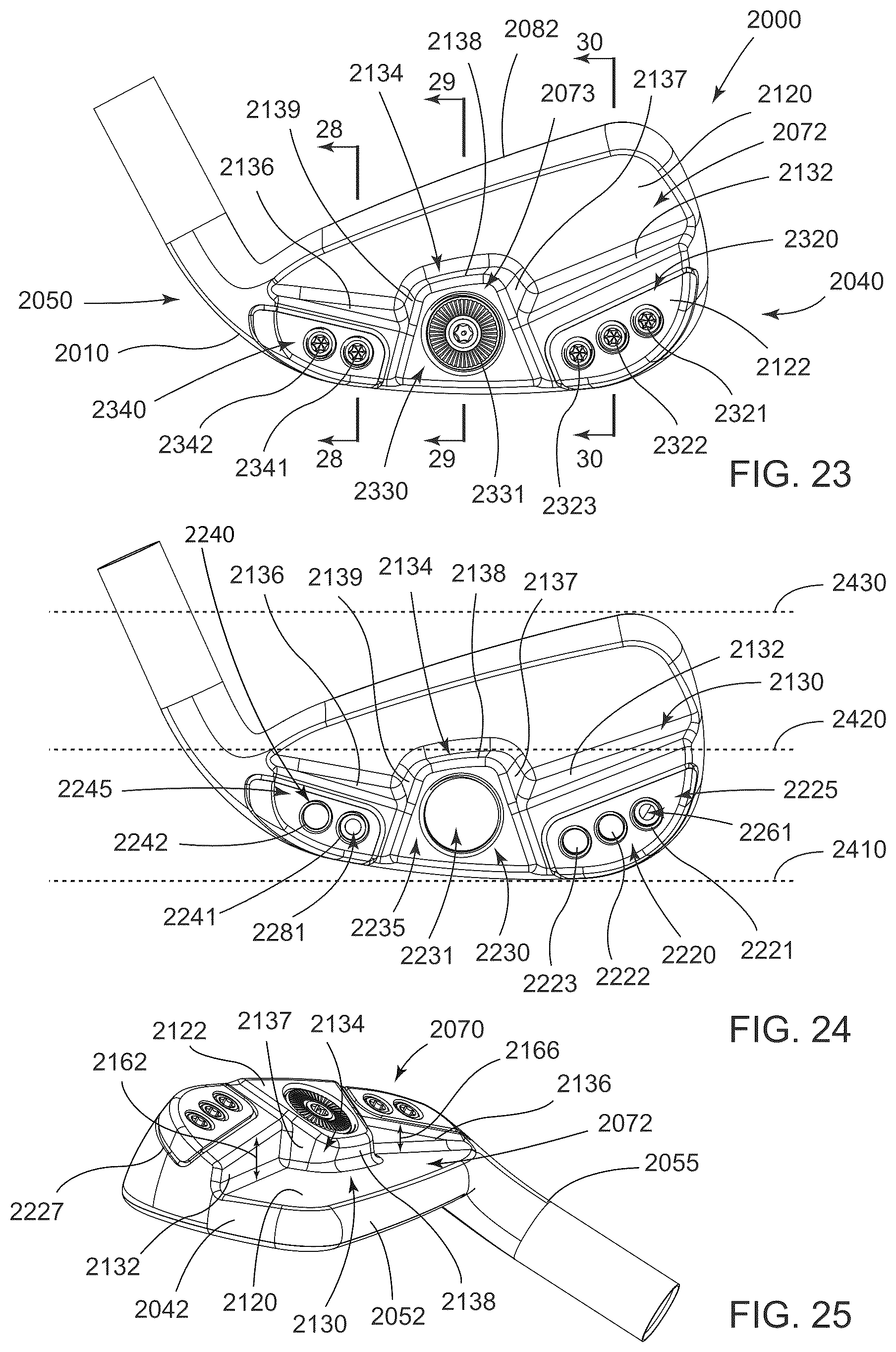 Patent US12324967 Figure 10 – Golf club heads and methods to manufacture golf club heads