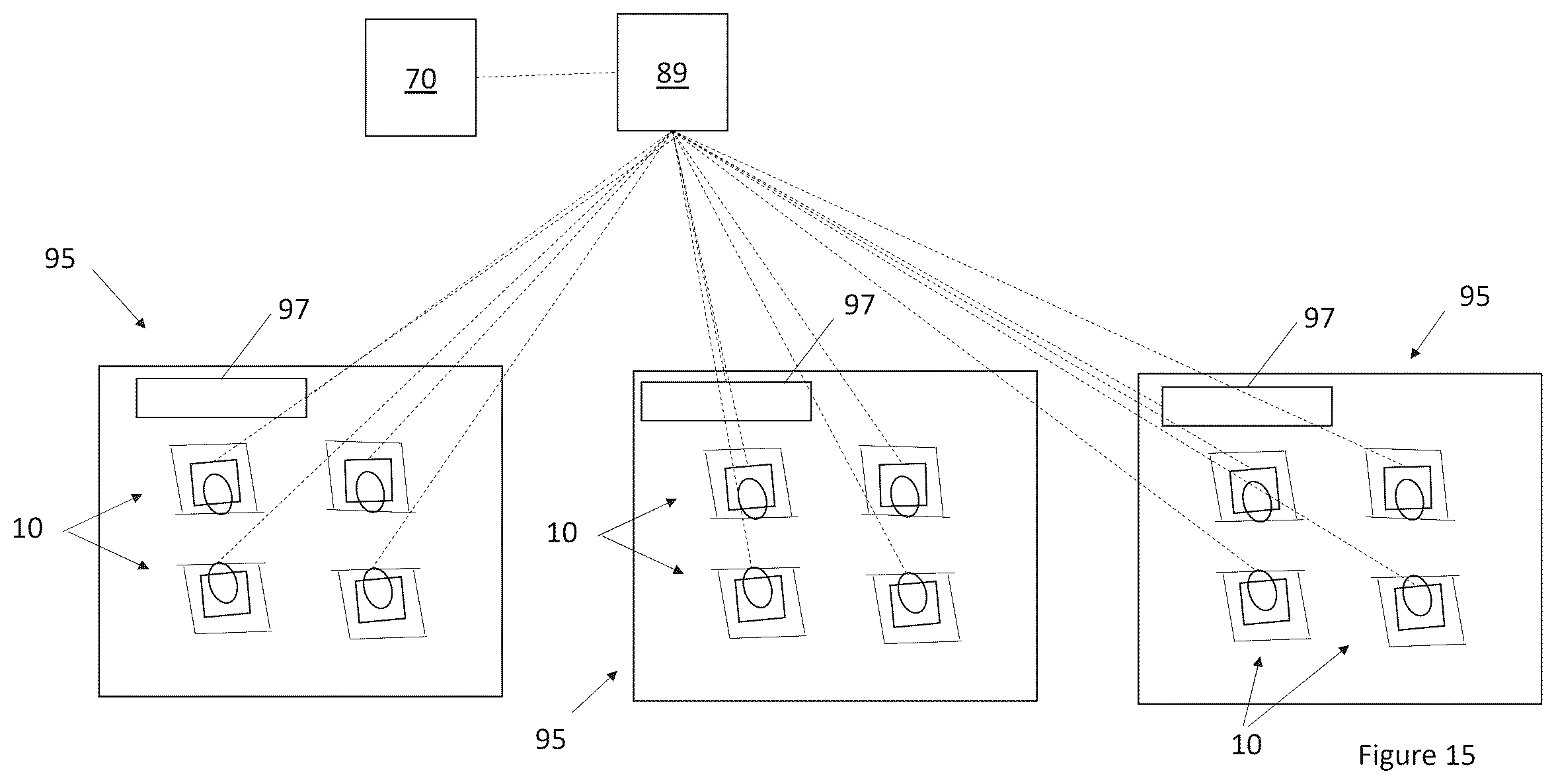 Patent US12324971 Figure 17 – Basketball practice machine, system, and method with multi-machine performance tracking