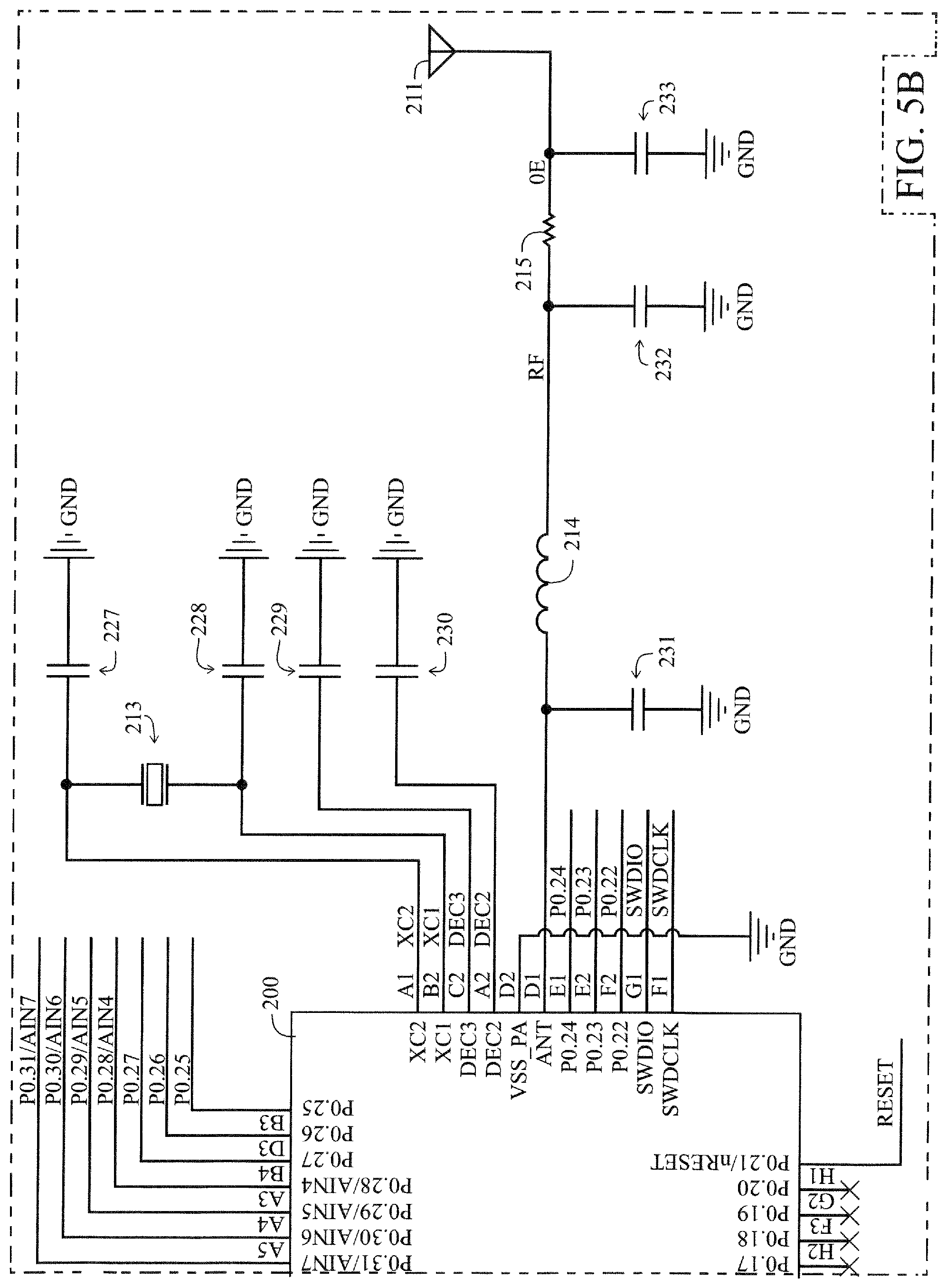 Patent US12324973 Figure 6 – Iron golf club with electrical components