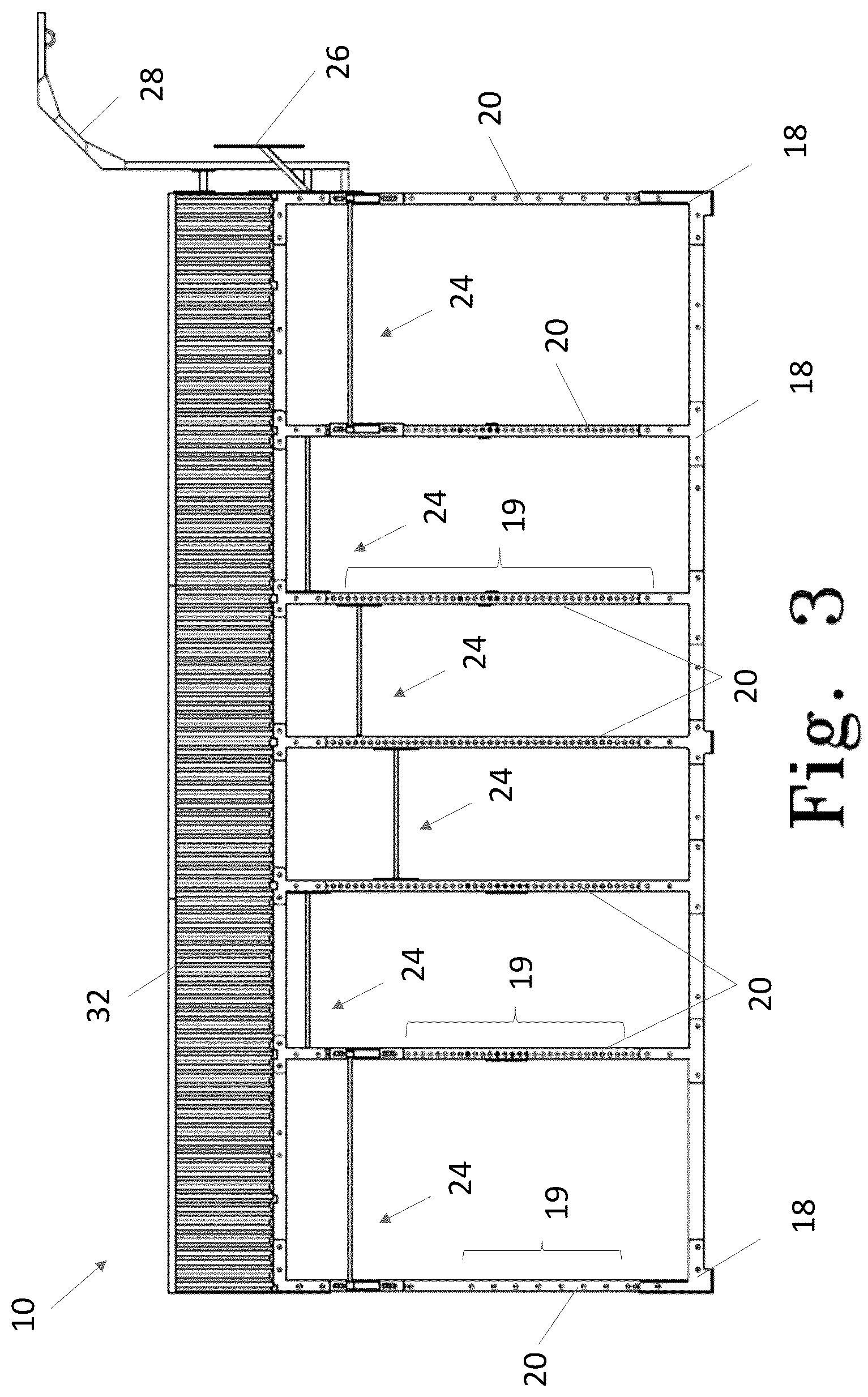 Patent US12324976 Figure 3 – Outdoor fitness pavilion