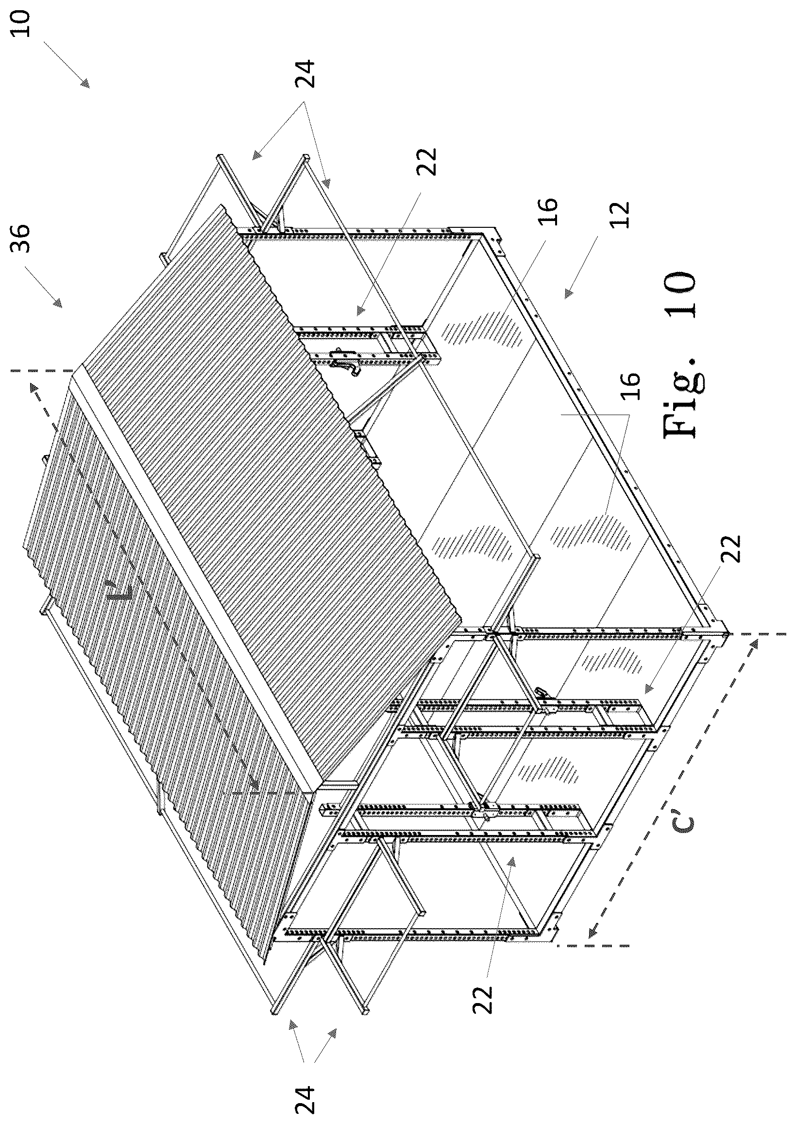 Patent US12324976 Figure 10 – Outdoor fitness pavilion