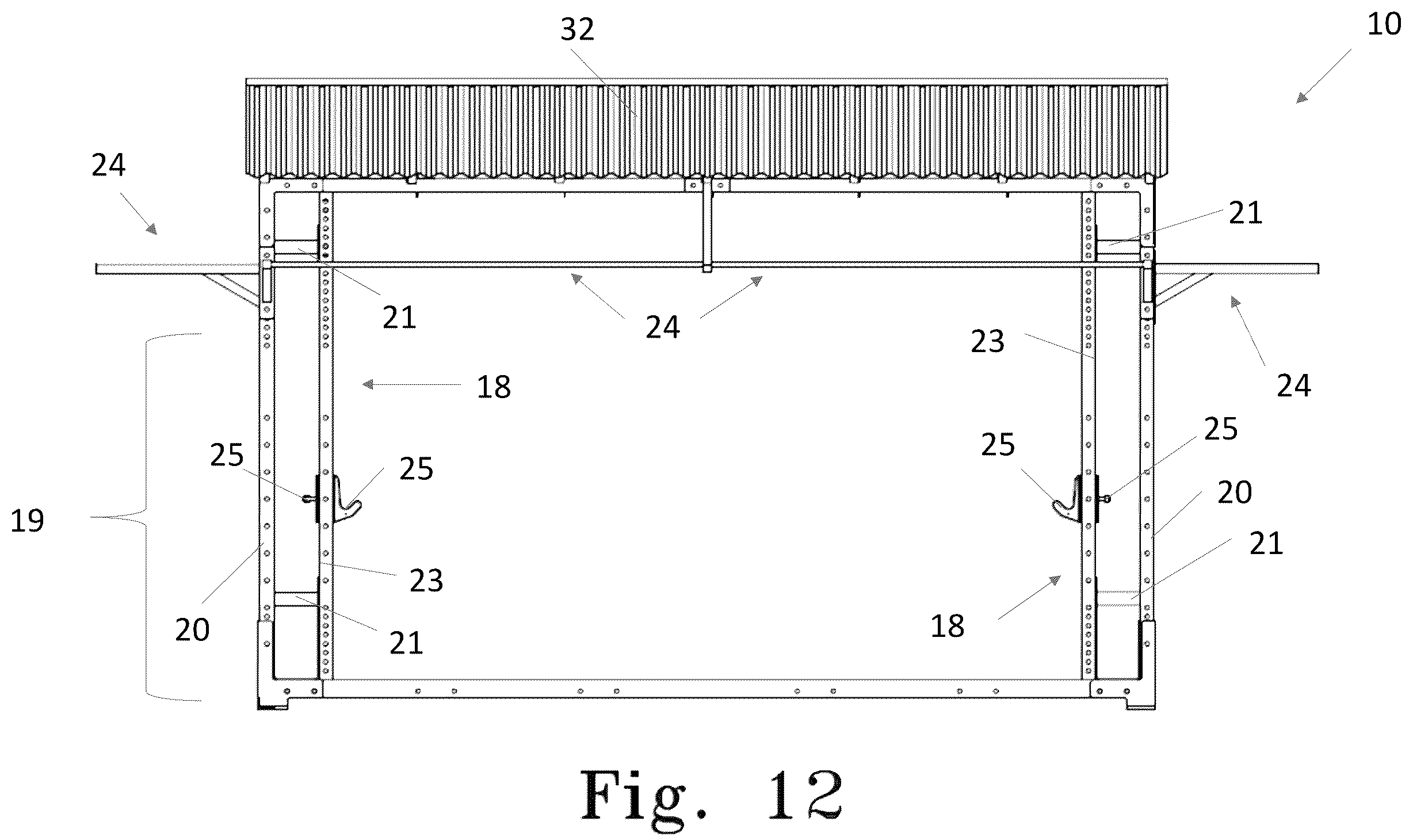 Patent US12324976 Figure 12 – Outdoor fitness pavilion