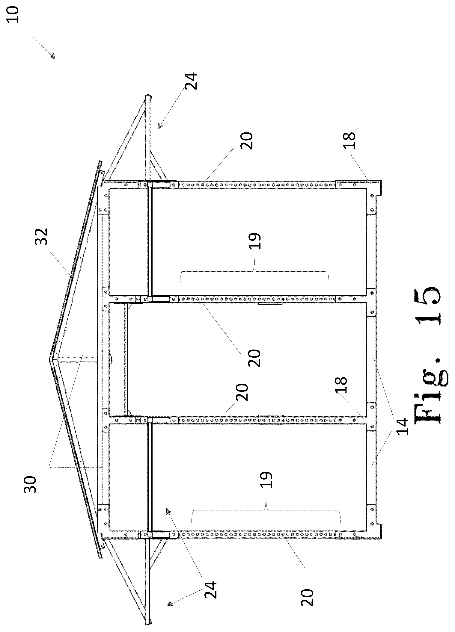 Patent US12324976 Figure 15 – Outdoor fitness pavilion