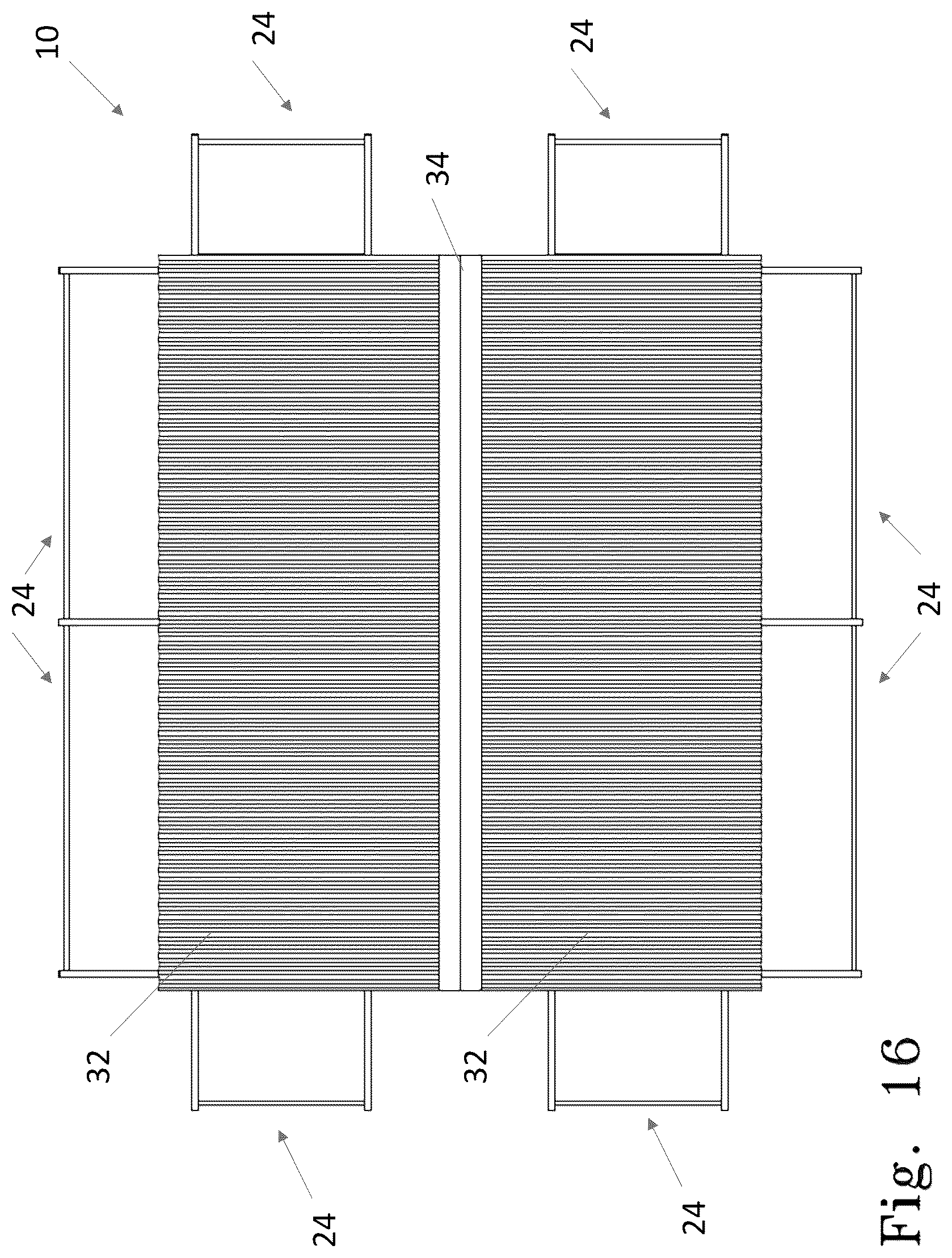 Patent US12324976 Figure 16 – Outdoor fitness pavilion