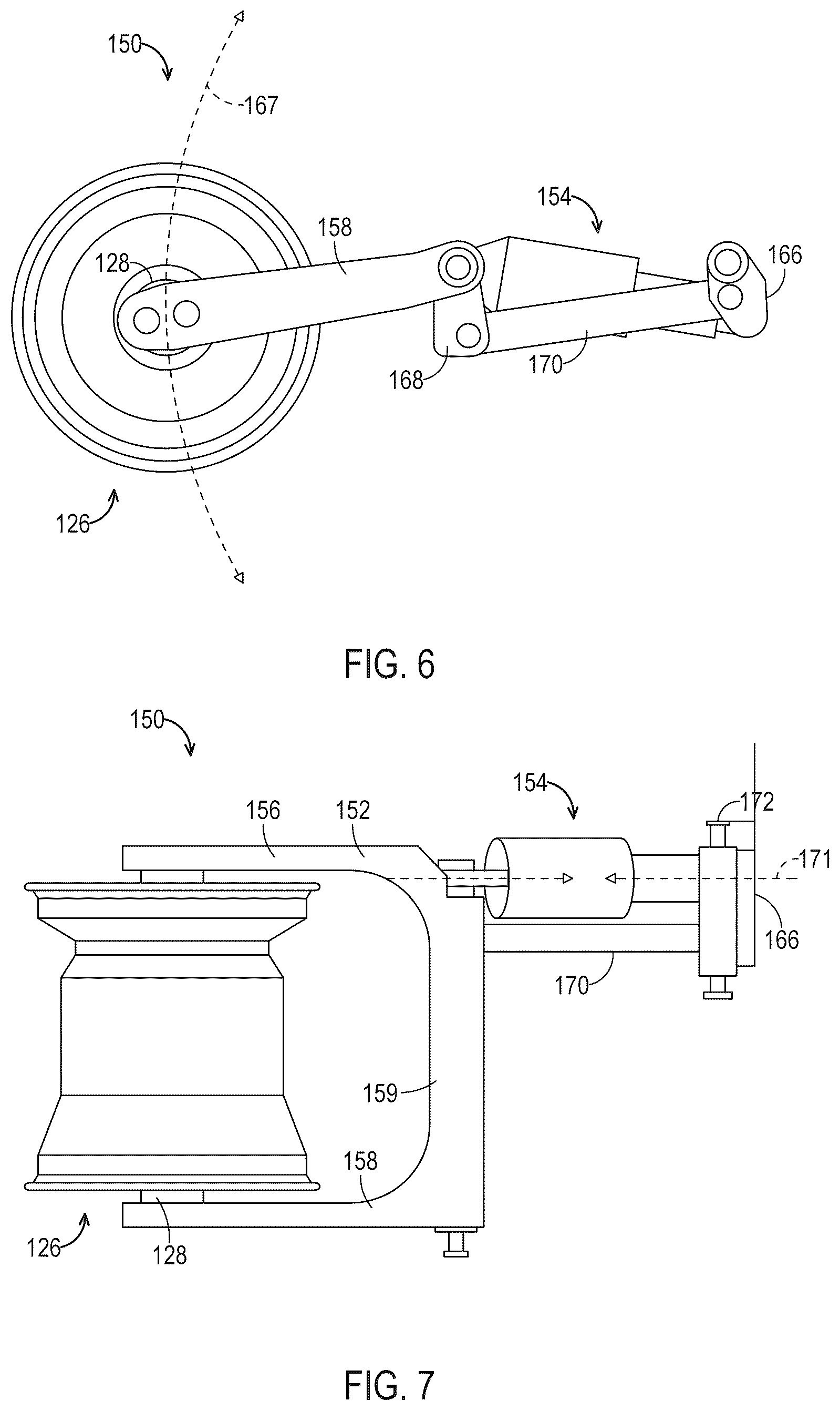 Patent US12324978 Figure 5 – Suspension systems for an electric skateboard