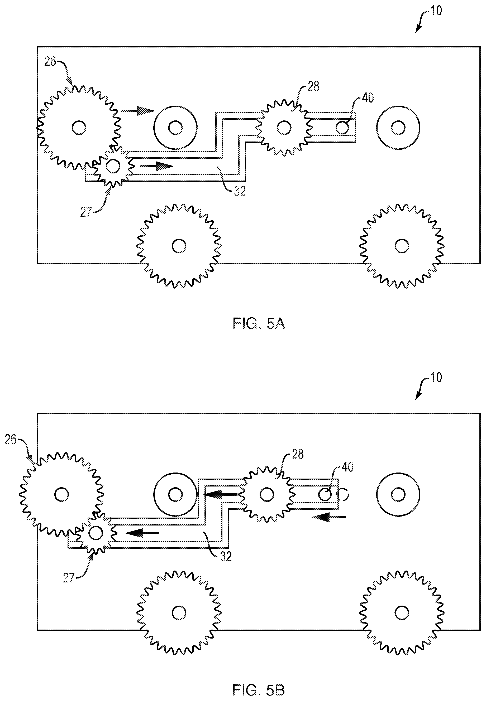 Patent US12324982 Figure 5 – Game system with gears and indicia