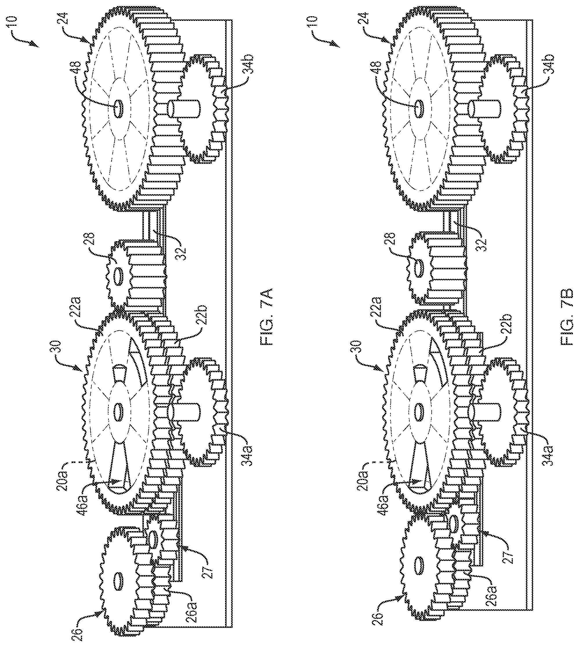 Patent US12324982 Figure 7 – Game system with gears and indicia