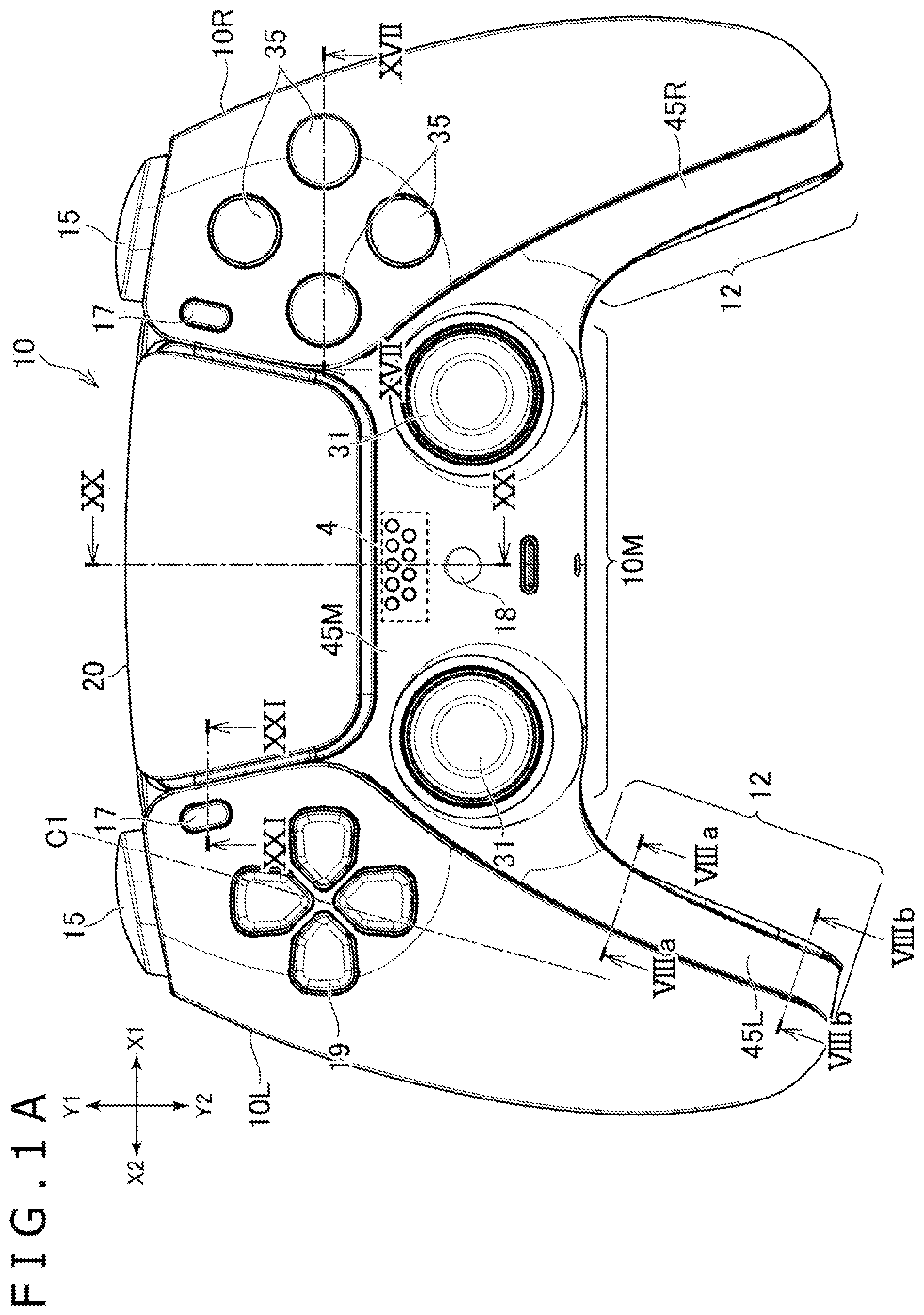 Patent US12324984 Figure 1 – Input device