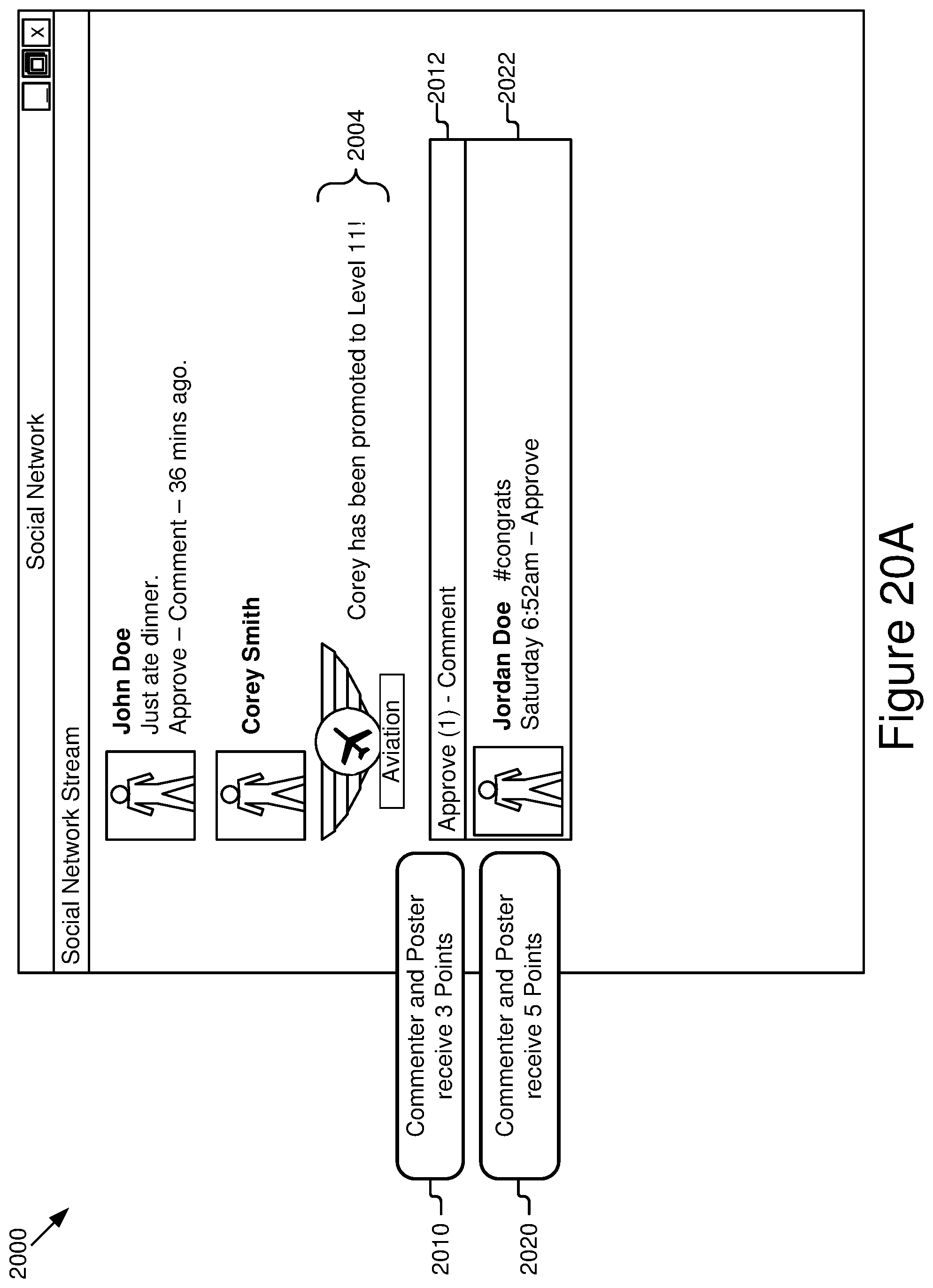 Patent US12324988 Figure 20 – Multilayer framework architecture and user interface for video gaming applications