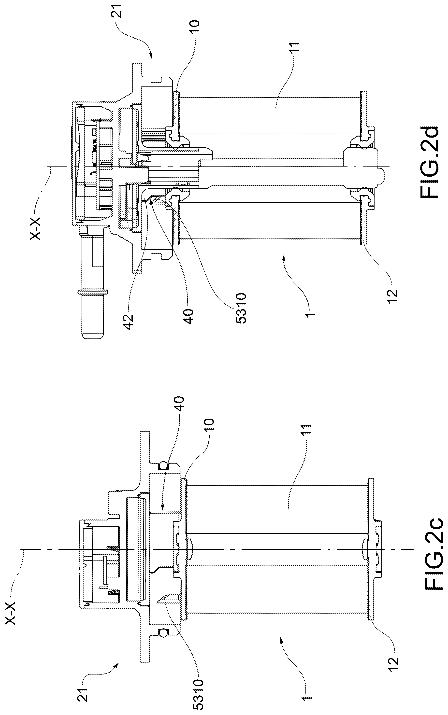 Patent US12324996 Figure 3 – Filtration assembly including a filtering cartridge and a filter body