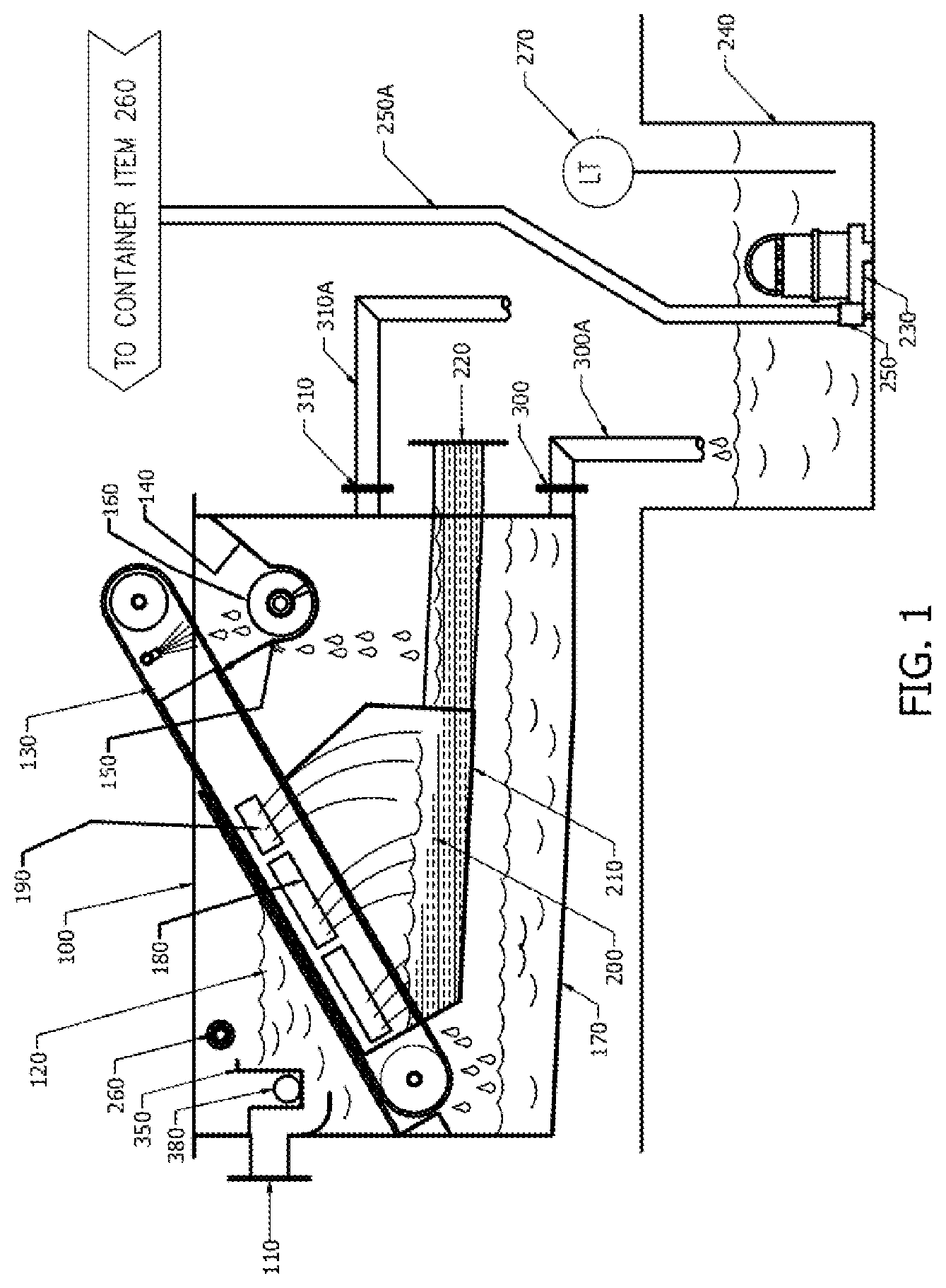 Patent US12324998 Figure 1 – Liquid solid separator recirculation systems