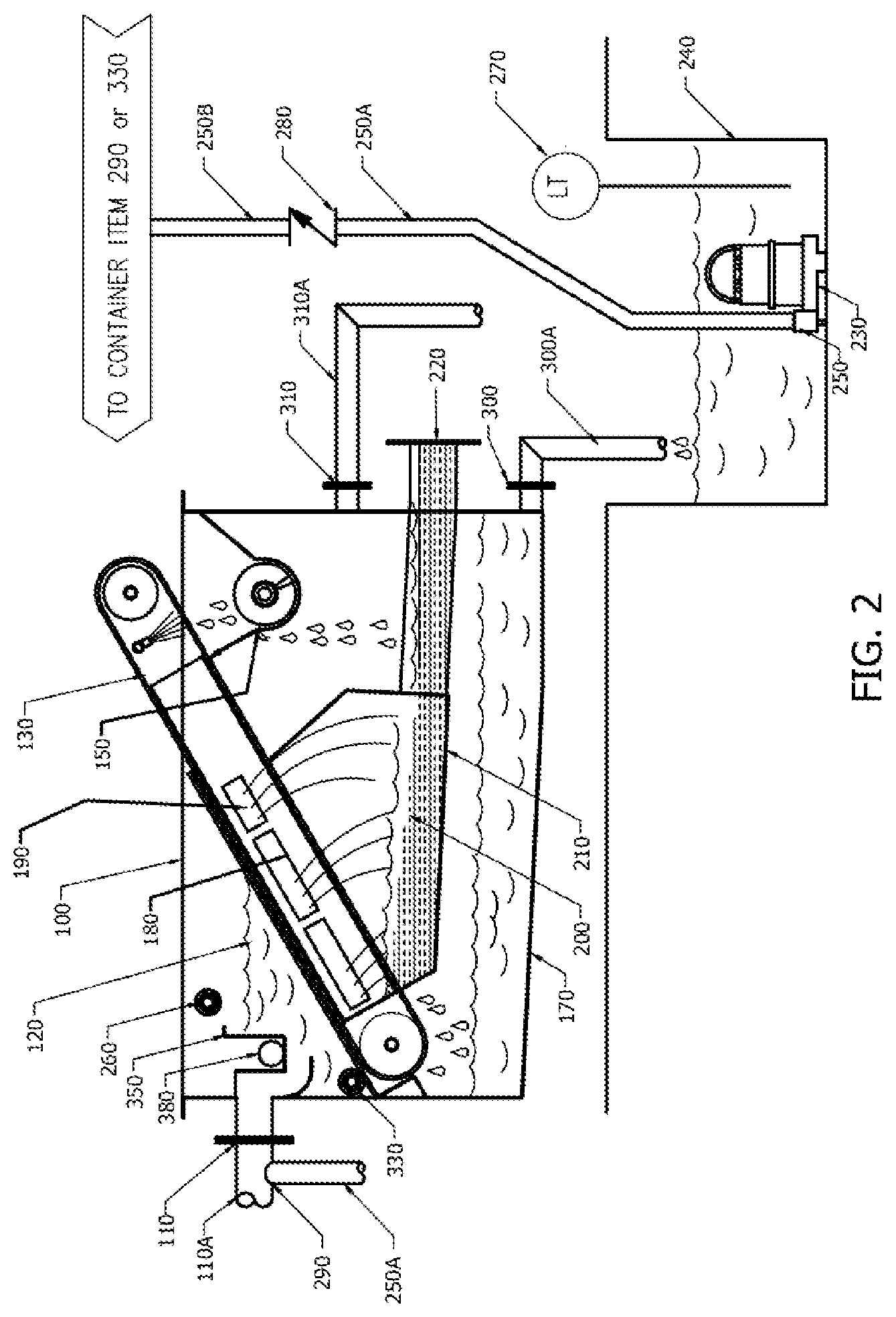 Patent US12324998 Figure 2 – Liquid solid separator recirculation systems