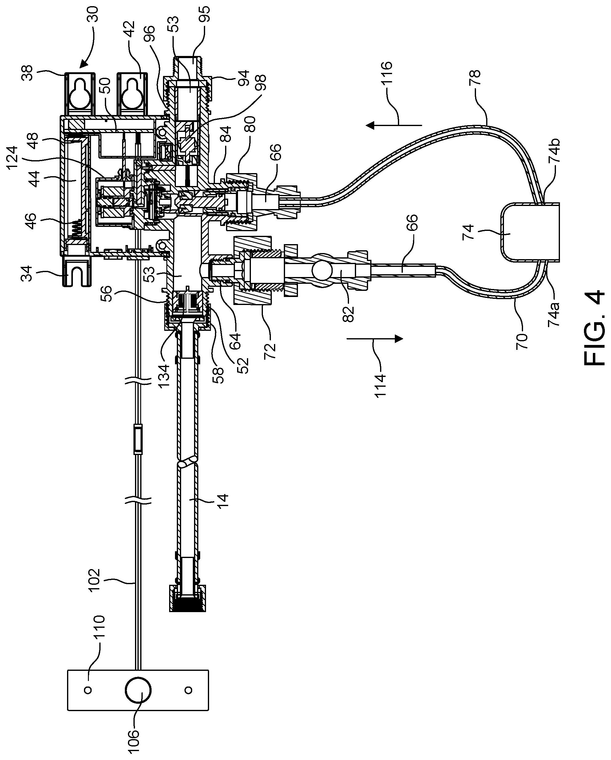 Patent US12325000 Figure 4 – Valve manifold for a water purification system