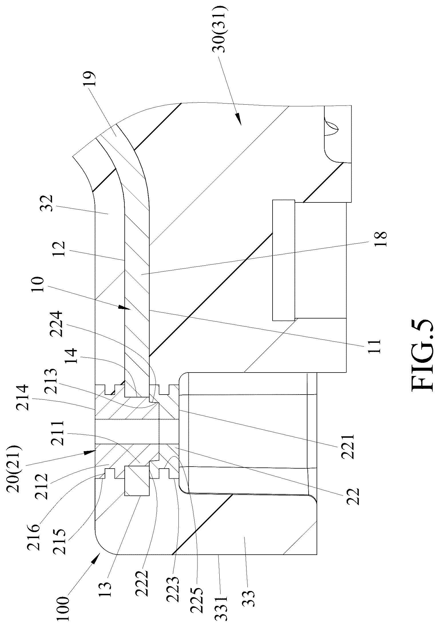 Patent US12325001 Figure 5 – Reinforced top cover structure for a chemical filter