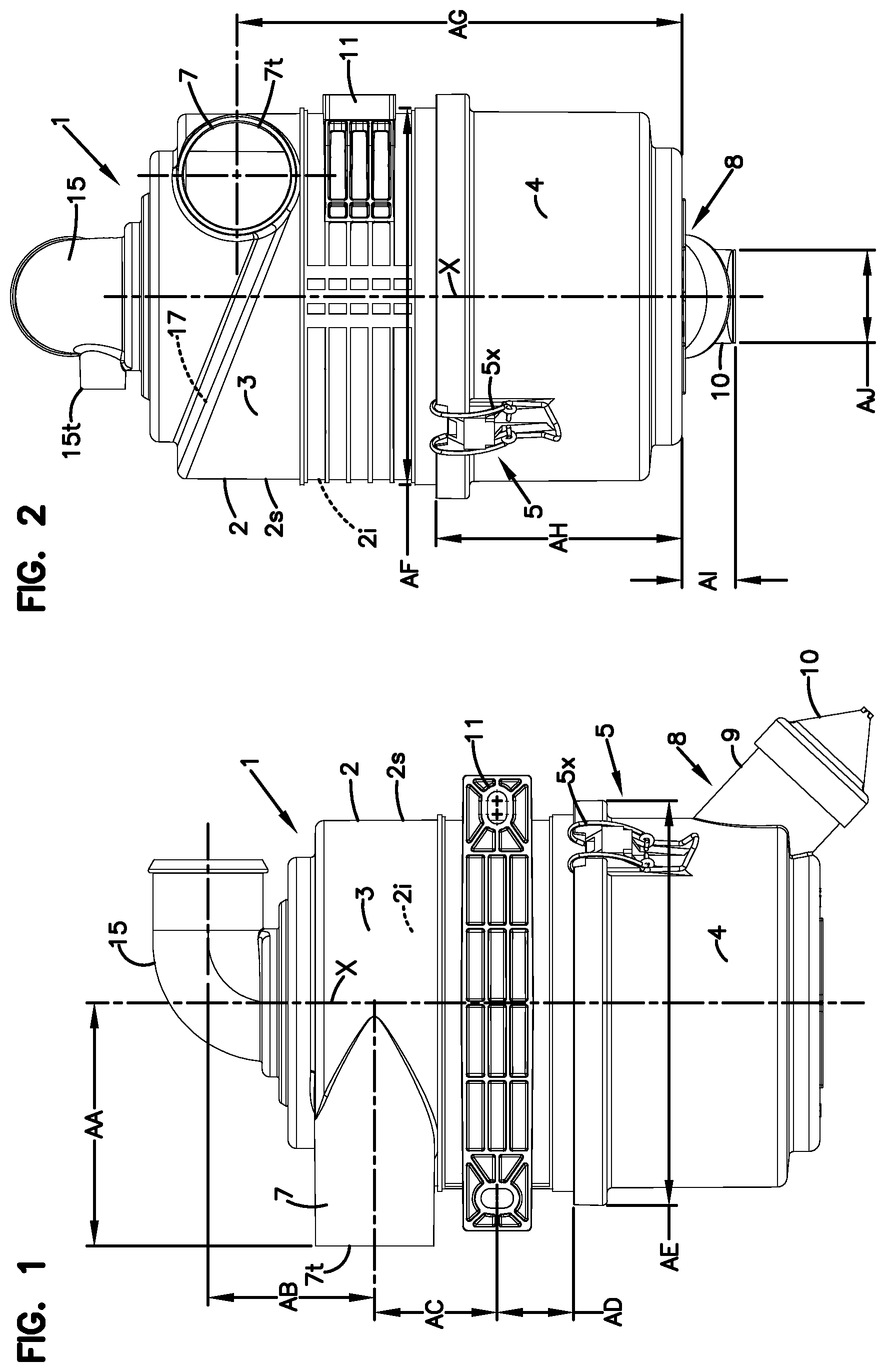 Patent US12325002 Figure 1 – Filter assemblies; components and features thereof; and, methods of use and assembly