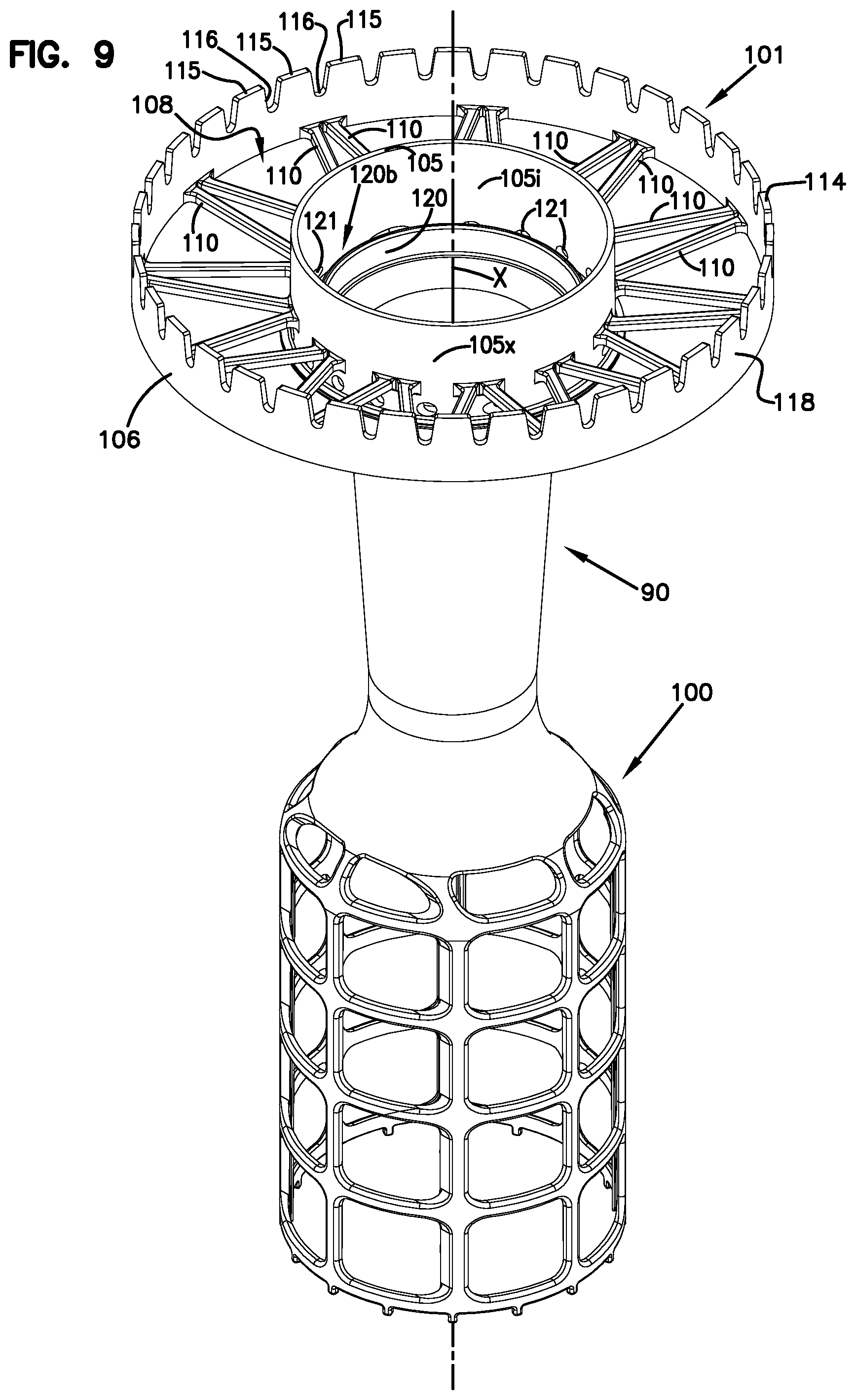 Patent US12325002 Figure 8 – Filter assemblies; components and features thereof; and, methods of use and assembly