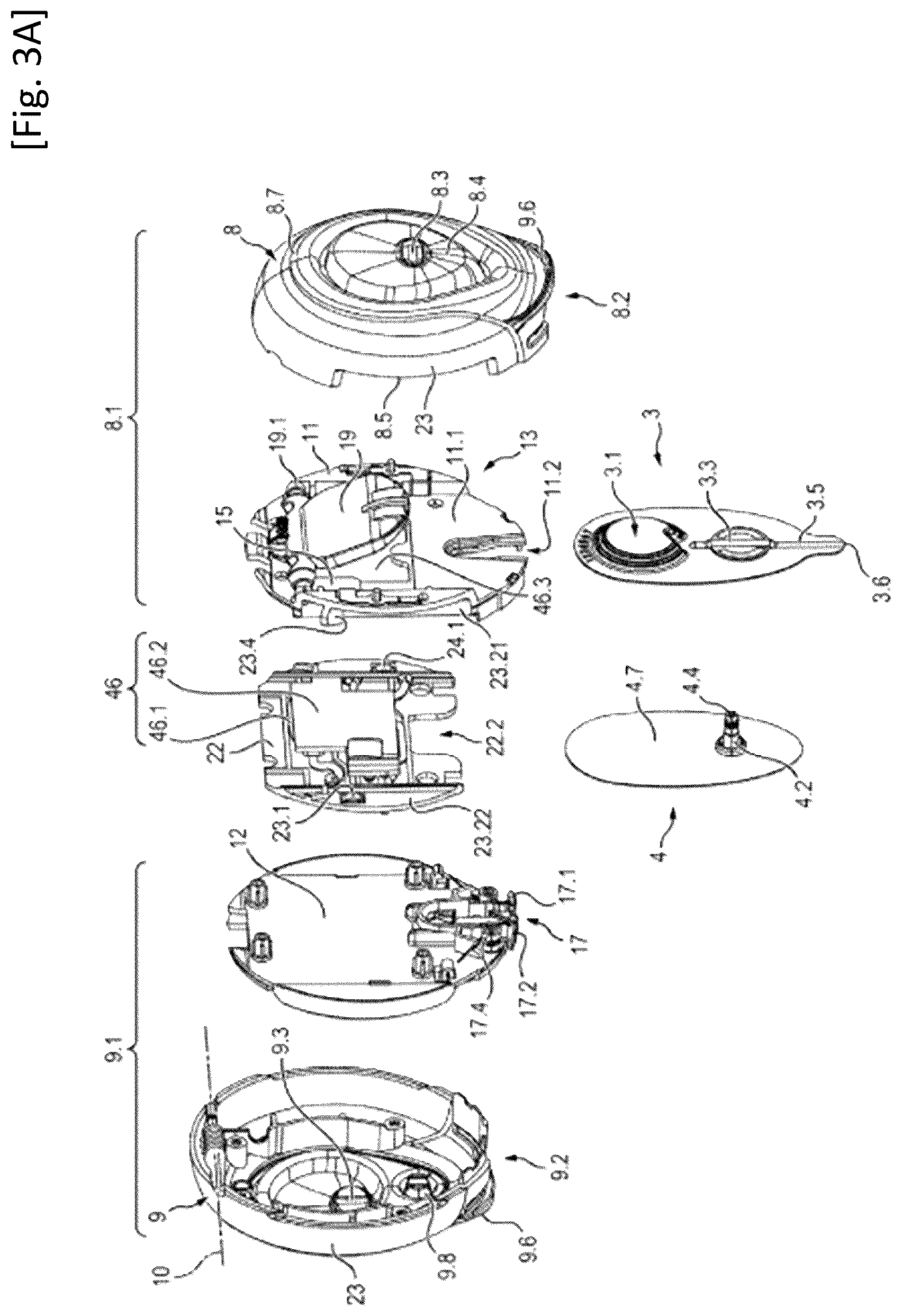 Patent US12325008 Figure 5 – Manufacturing apparatus, mixing machine and/or receiving device for the manufacture of a composition from a mixture of formulations