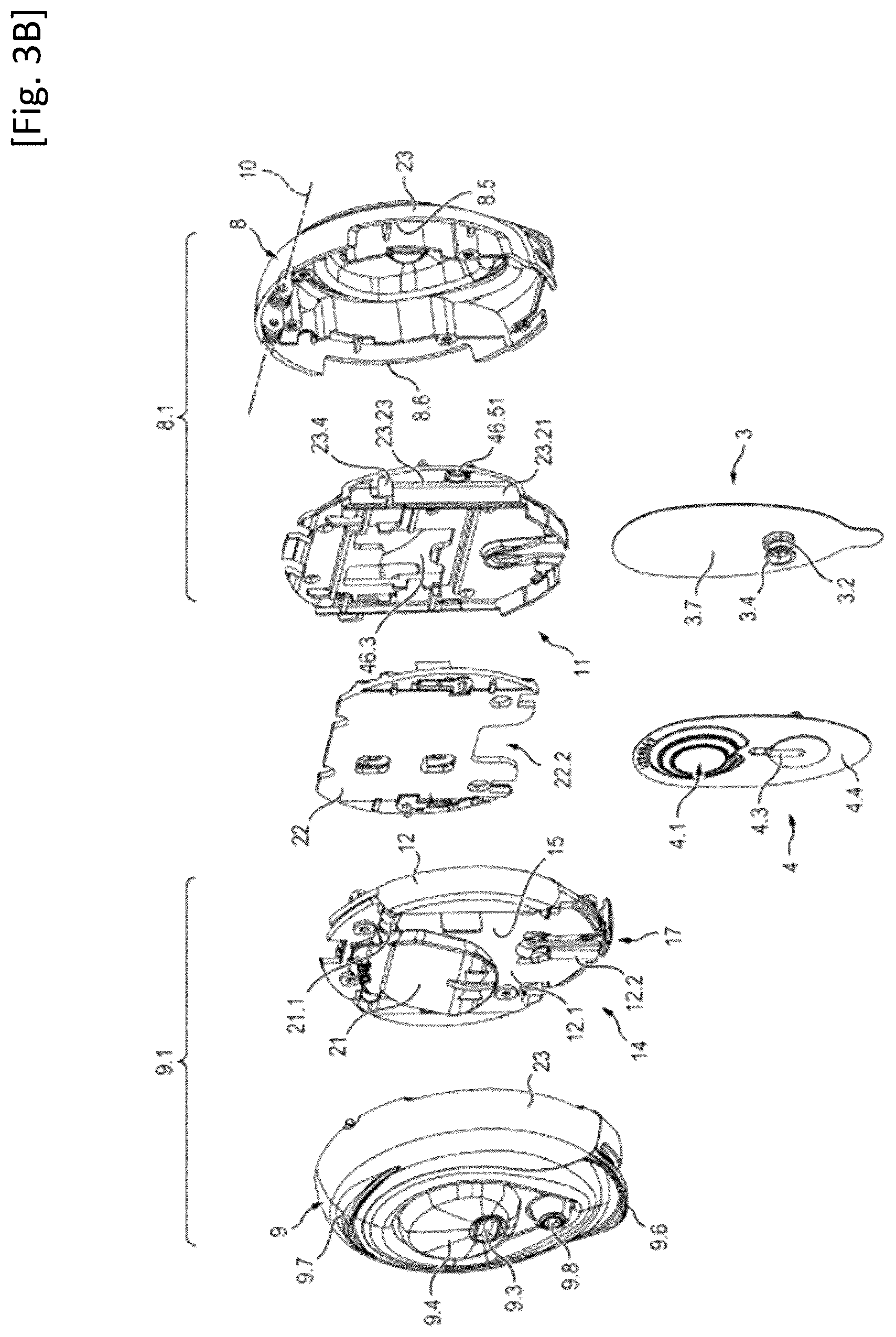 Patent US12325008 Figure 6 – Manufacturing apparatus, mixing machine and/or receiving device for the manufacture of a composition from a mixture of formulations
