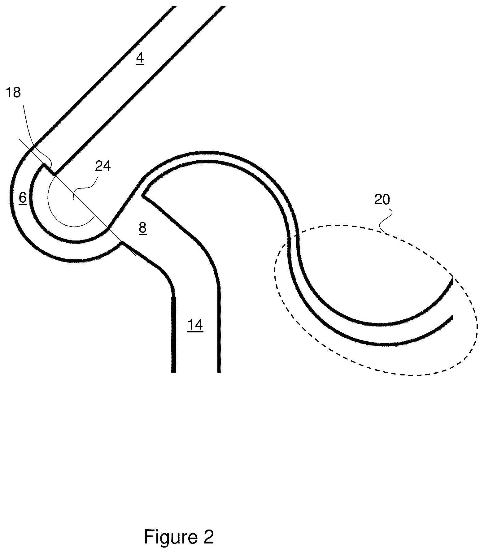 Patent US12325021 Figure 2 – Microfluidic device