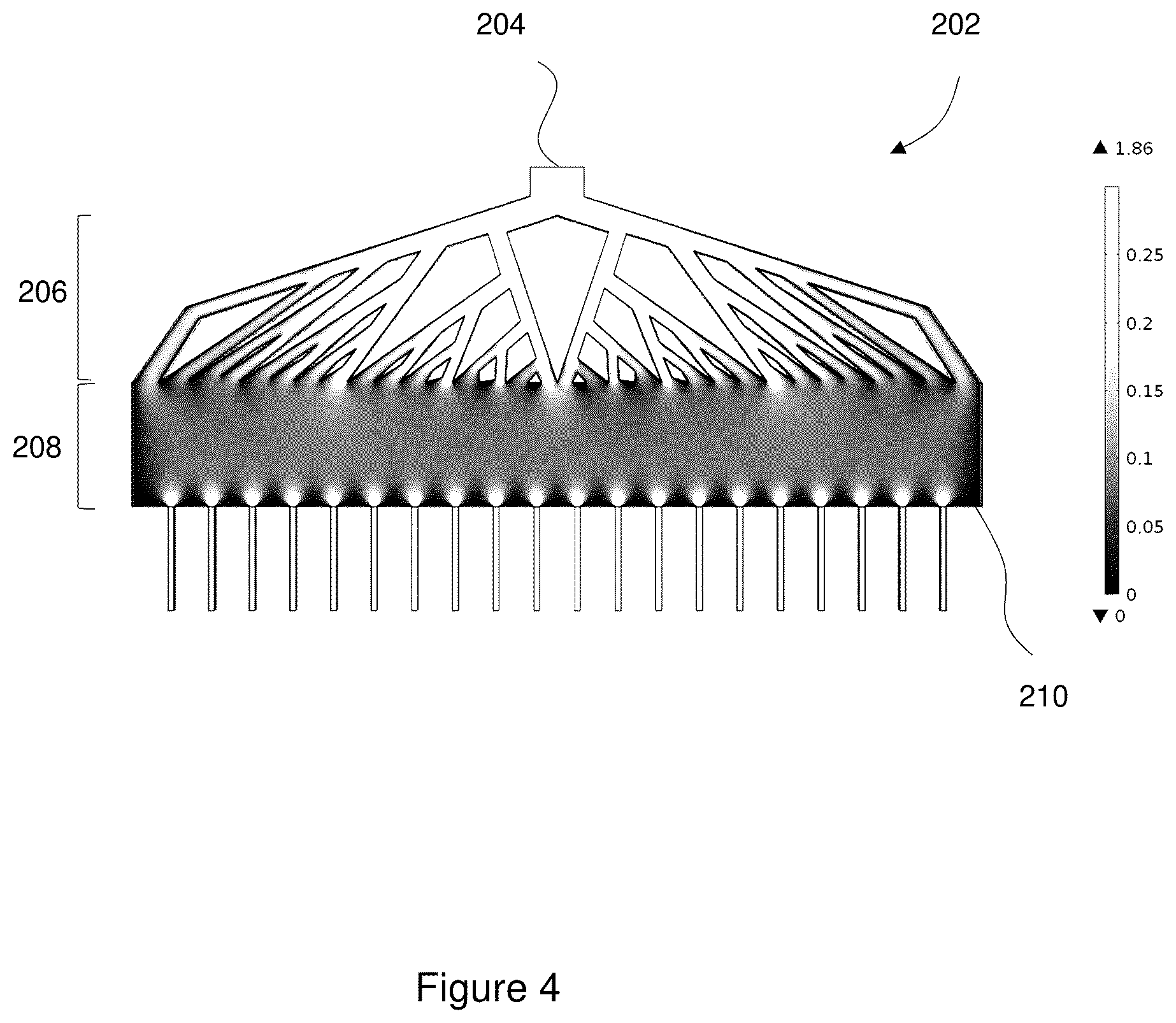 Patent US12325021 Figure 4 – Microfluidic device
