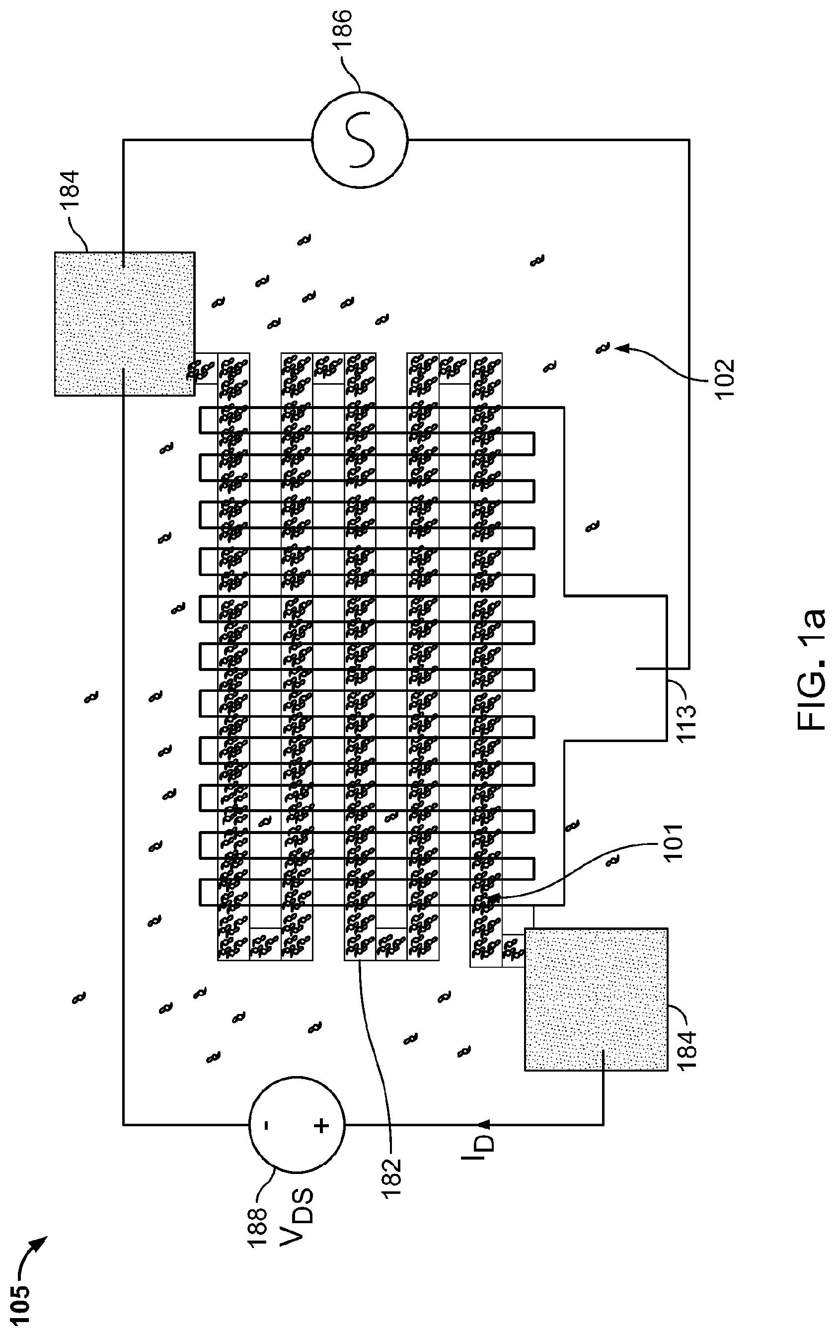 Patent US12325031 Figure 1 – Graphene-based dielectrophoresis sensor and method