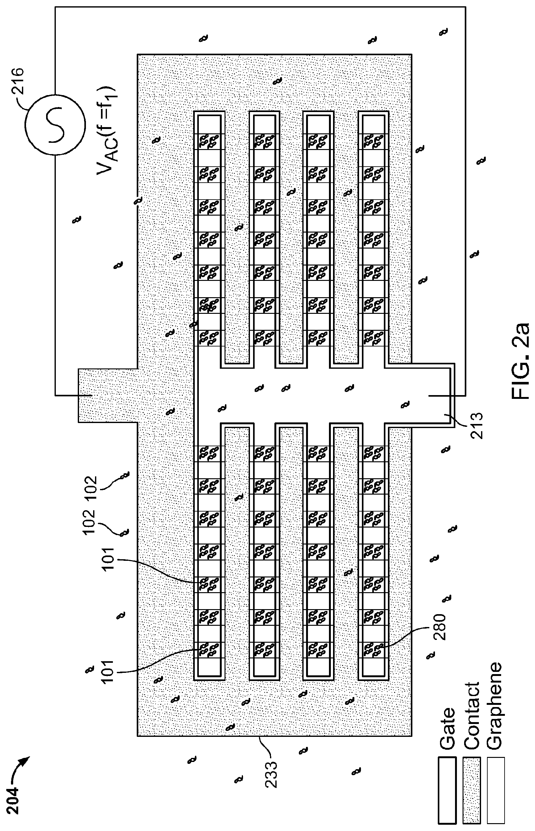 Patent US12325031 Figure 4 – Graphene-based dielectrophoresis sensor and method