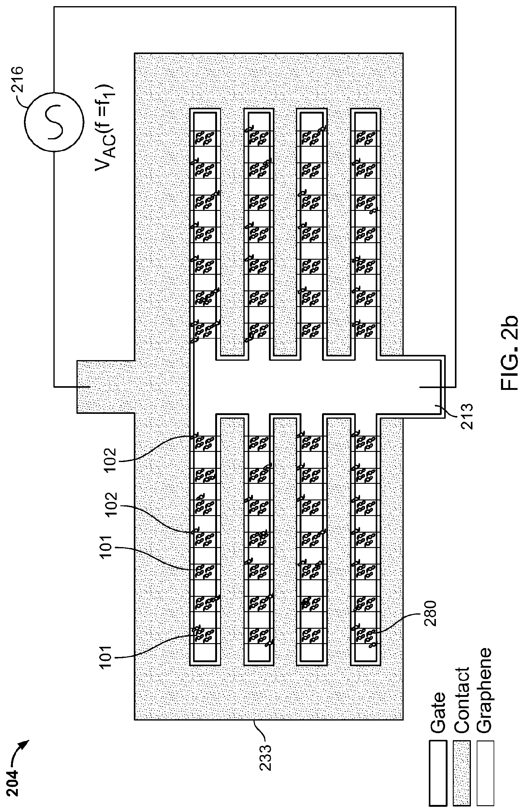 Patent US12325031 Figure 5 – Graphene-based dielectrophoresis sensor and method