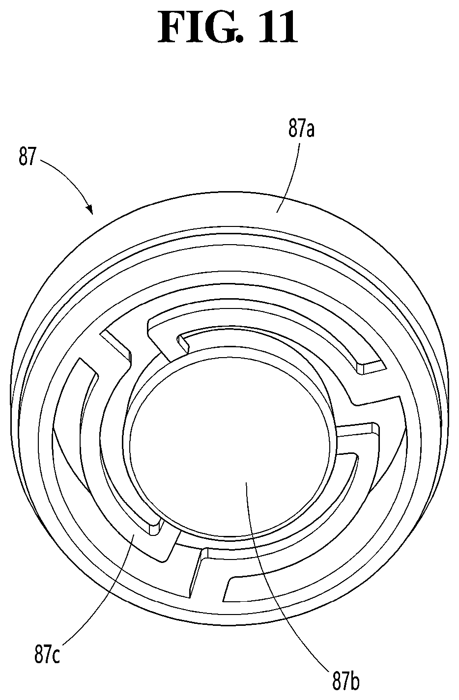 Patent US12325034 Figure 11 – Cosmetic container