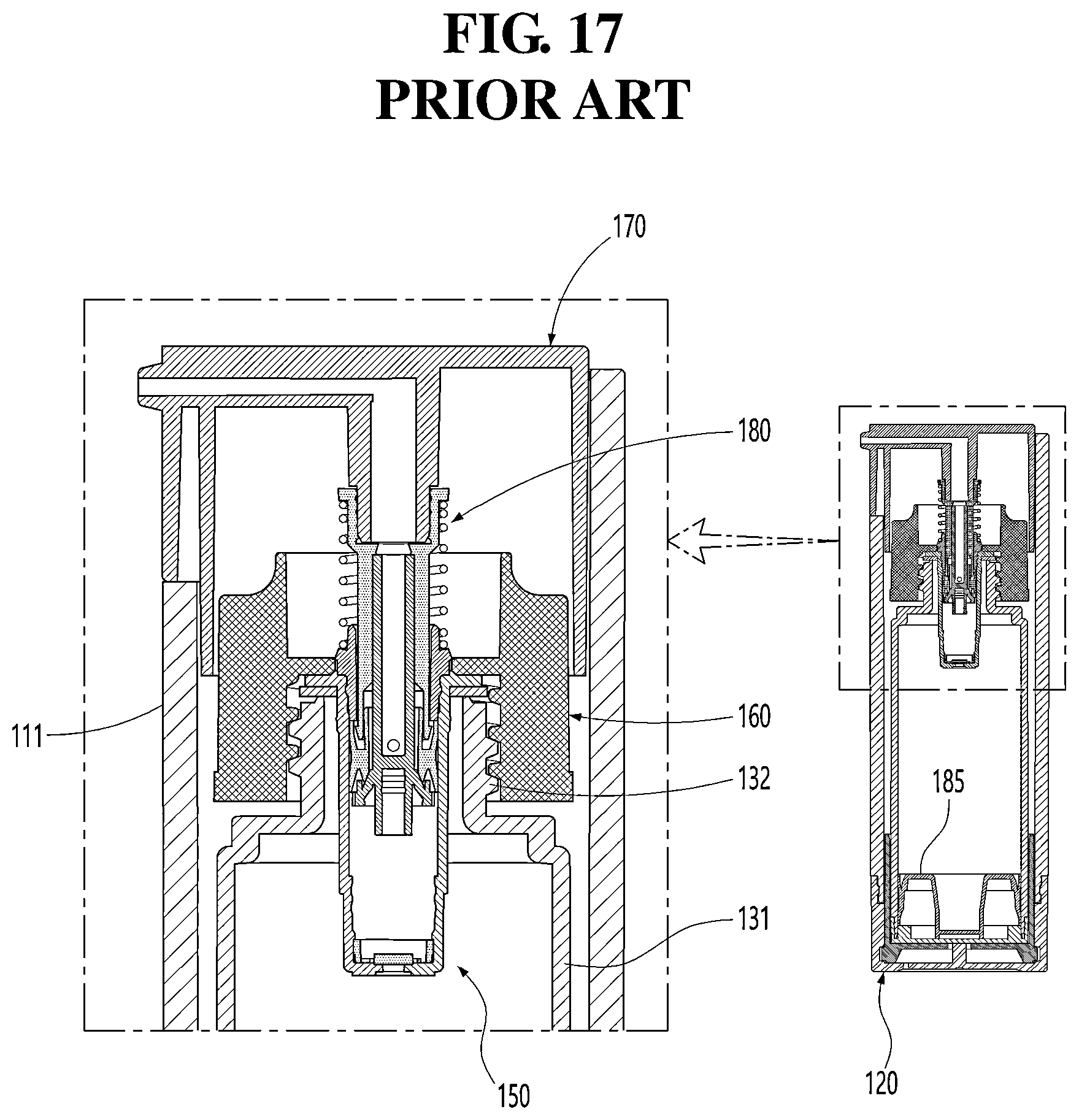 Patent US12325034 Figure 17 – Cosmetic container