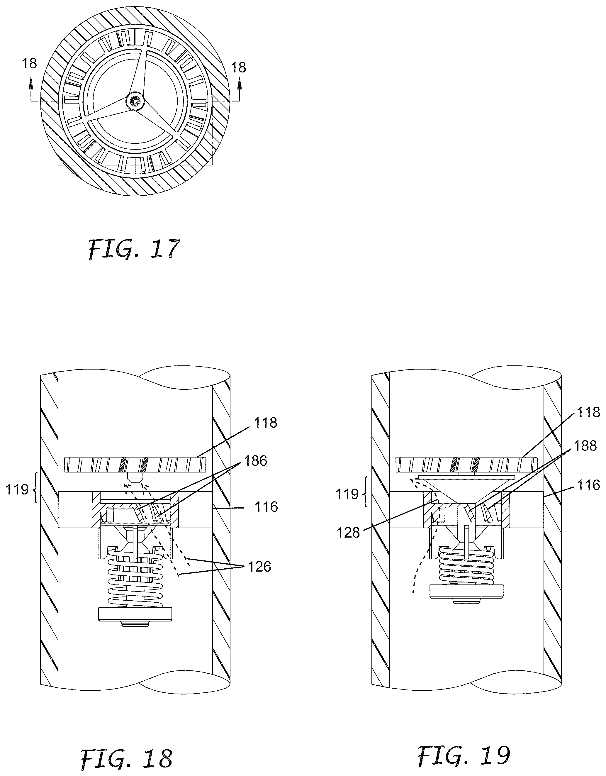 Patent US12325038 Figure 8 – Low bypass high torque turbine and stator for a rotating irrigation sprinkler