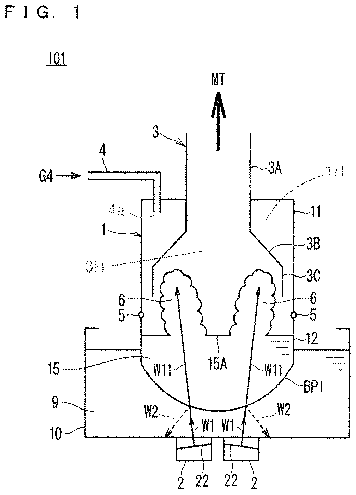 Patent US12325043 Figure 1 – Ultrasonic atomization apparatus