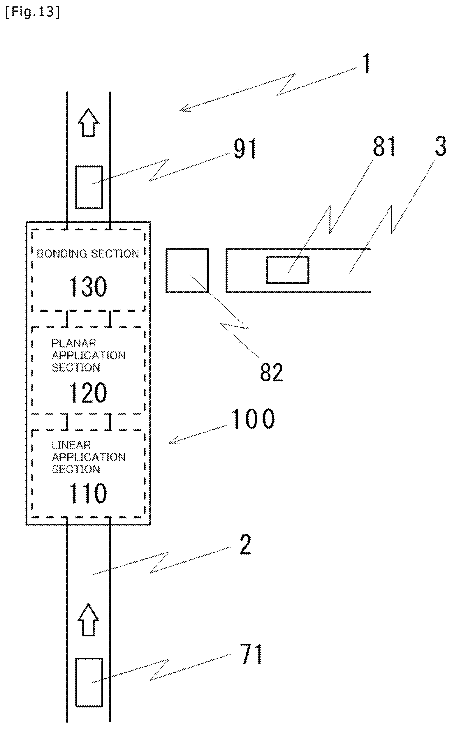 Patent US12325045 Figure 13 – Planar layered material manufacturing method and apparatus