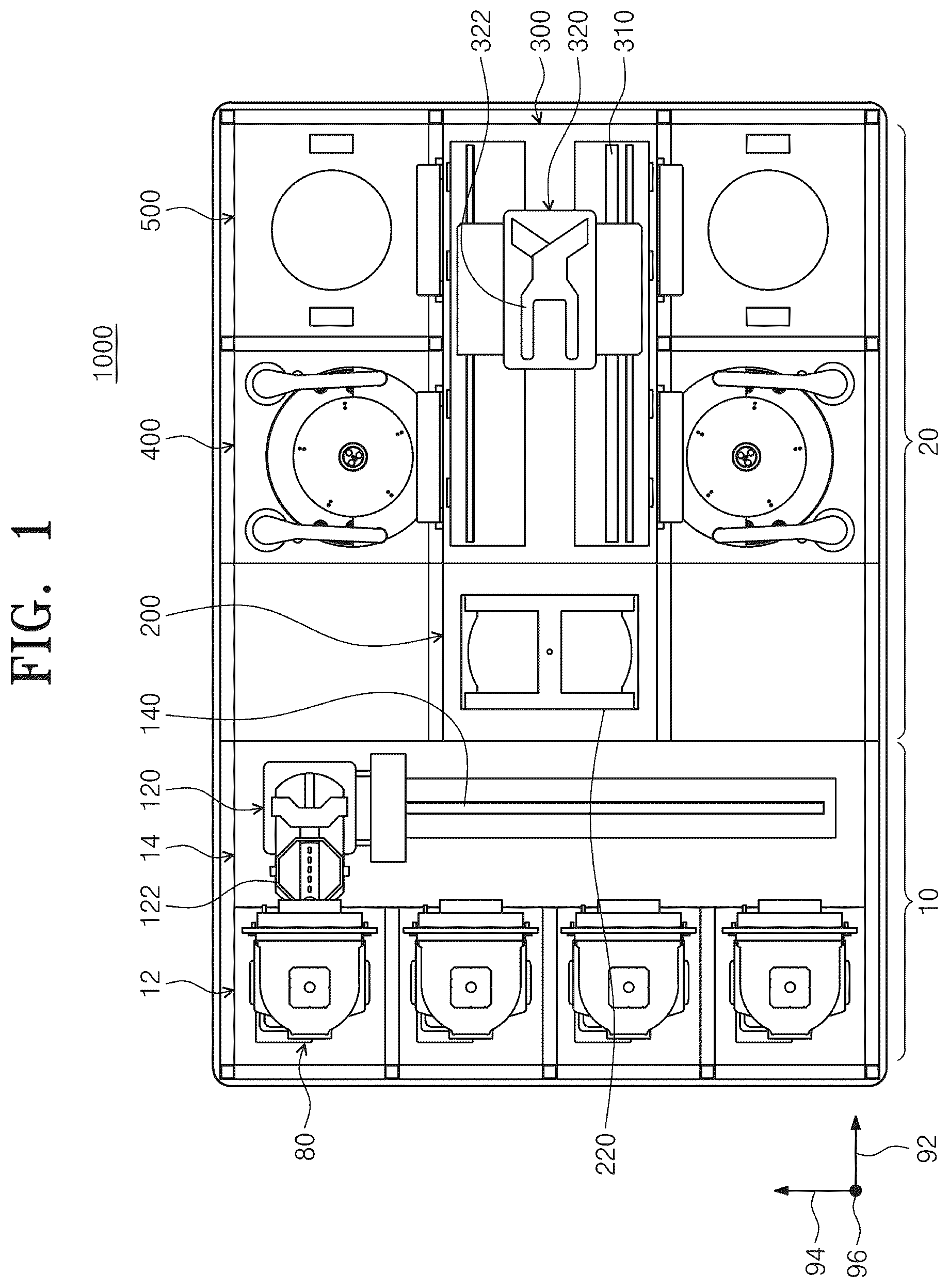Patent US12325053 Figure 1 – Substrate treating apparatus and substrate treating method