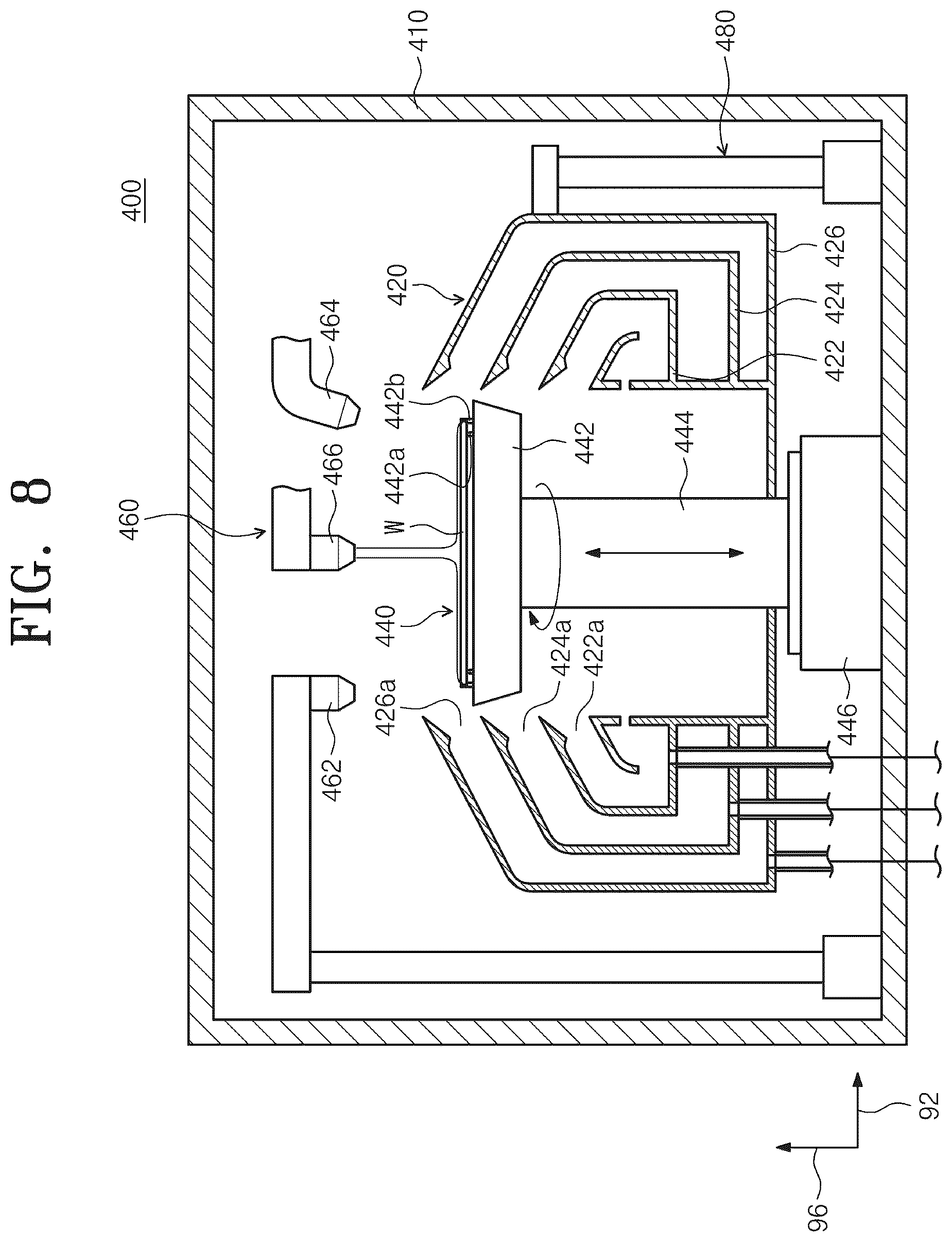 Patent US12325053 Figure 8 – Substrate treating apparatus and substrate treating method